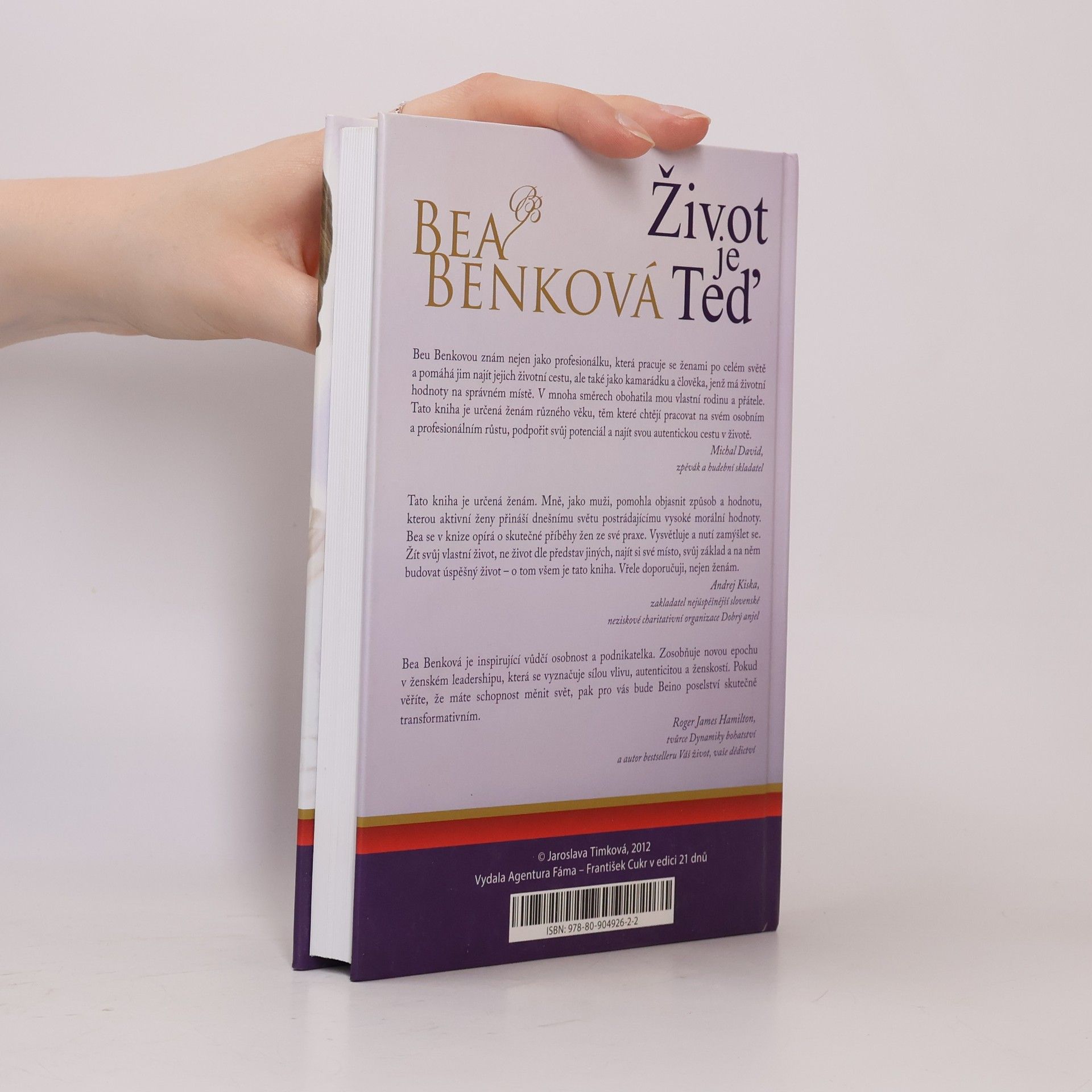 Bea Benk Život je teď : 21 dnů s ambasadorkou a koučkou výjimečných žen