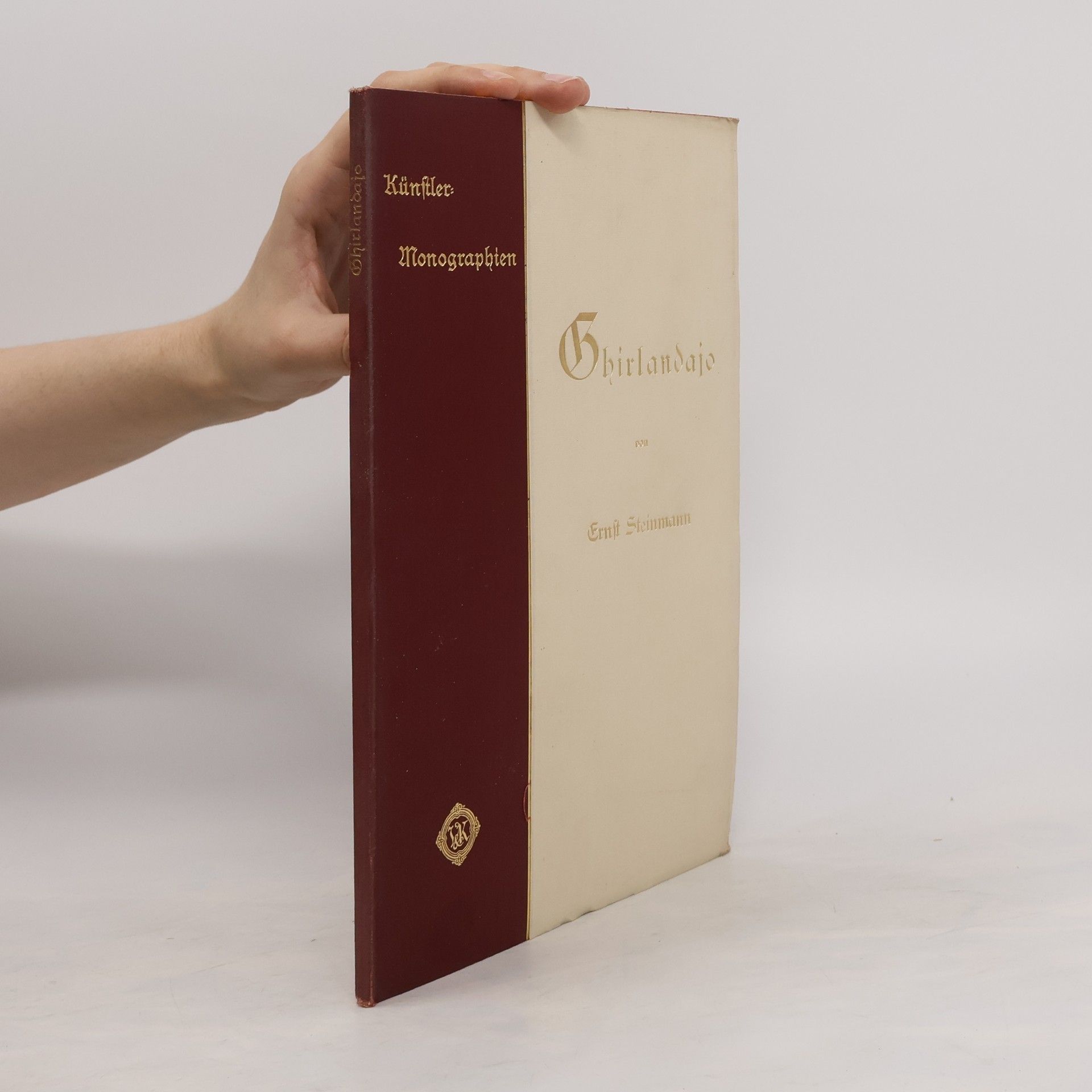 Ernst Steinmann Ghirlandajo. Reprint vor 1897