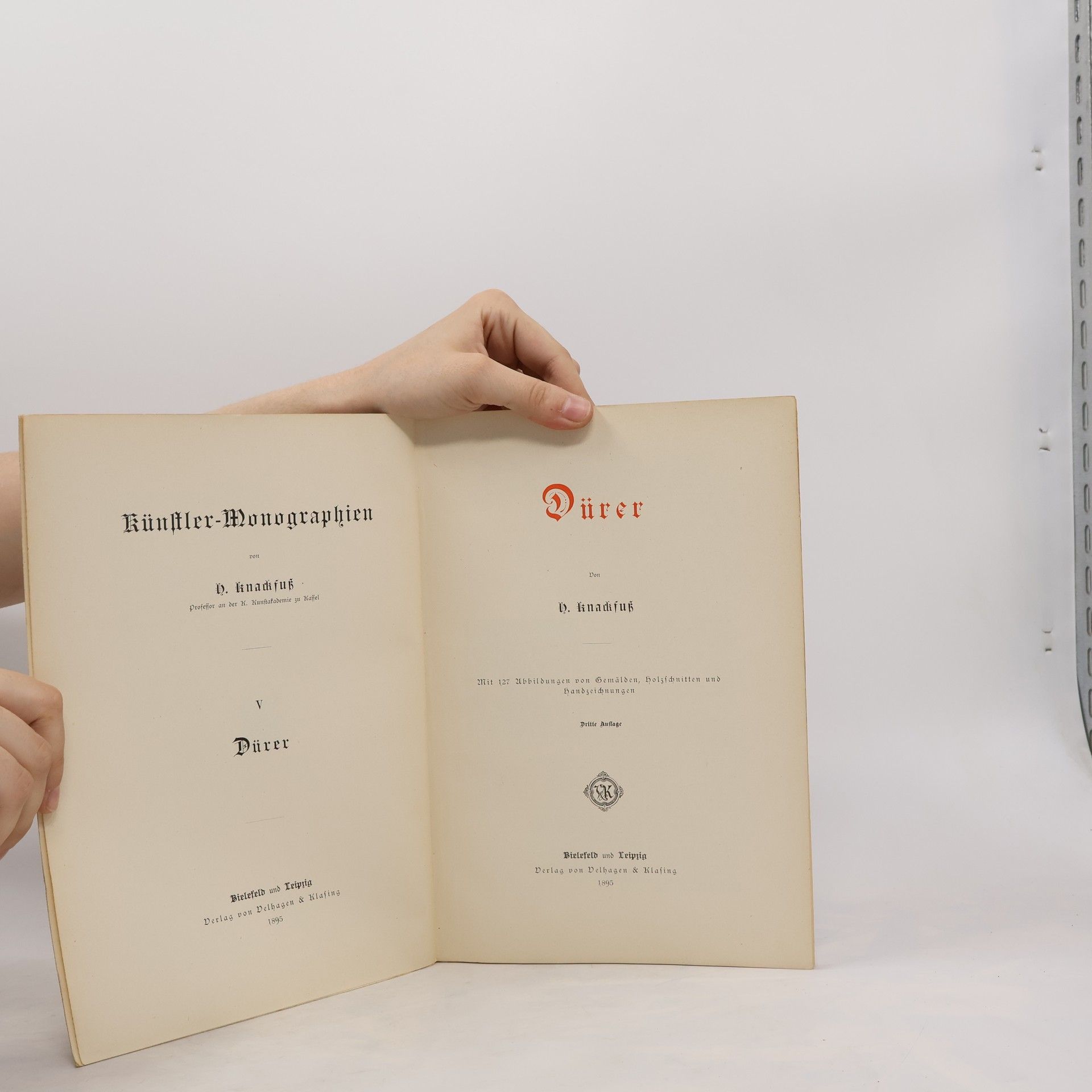 Hermann Knackfuß Künstler Monographien. Dürer. Reprint vor 1895