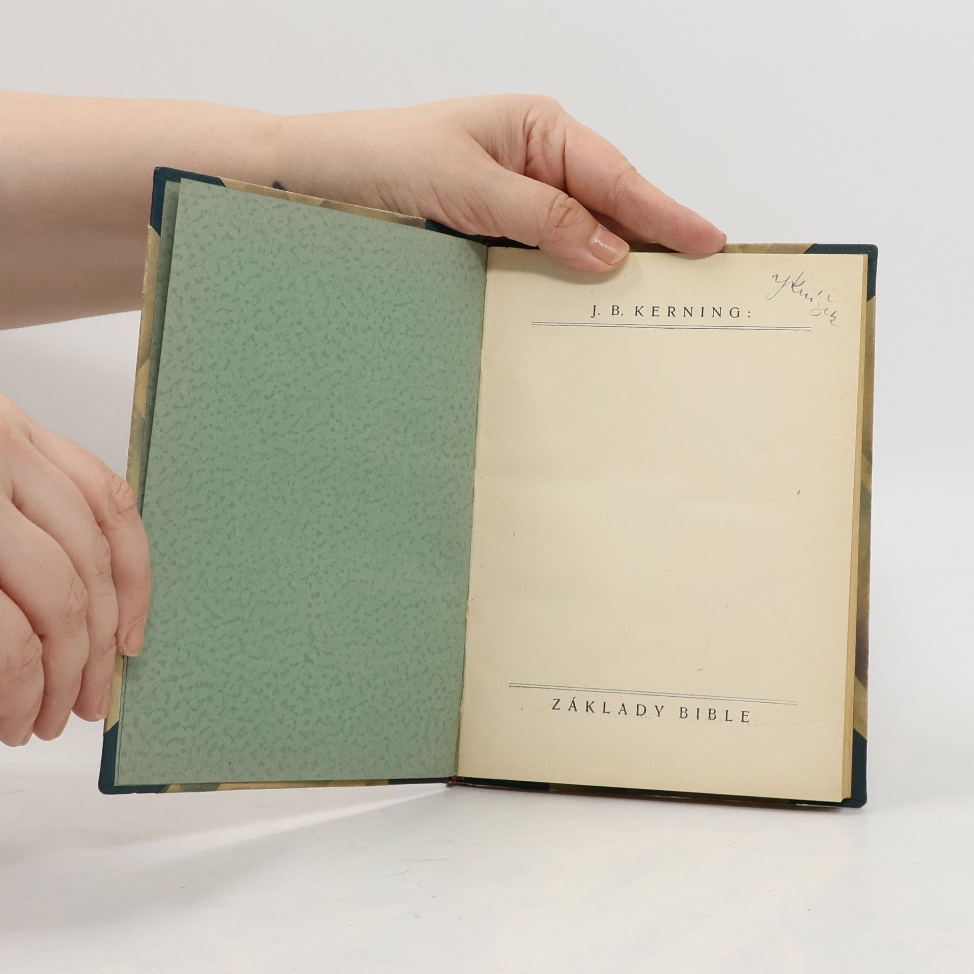J. B. Kerning Základy bible