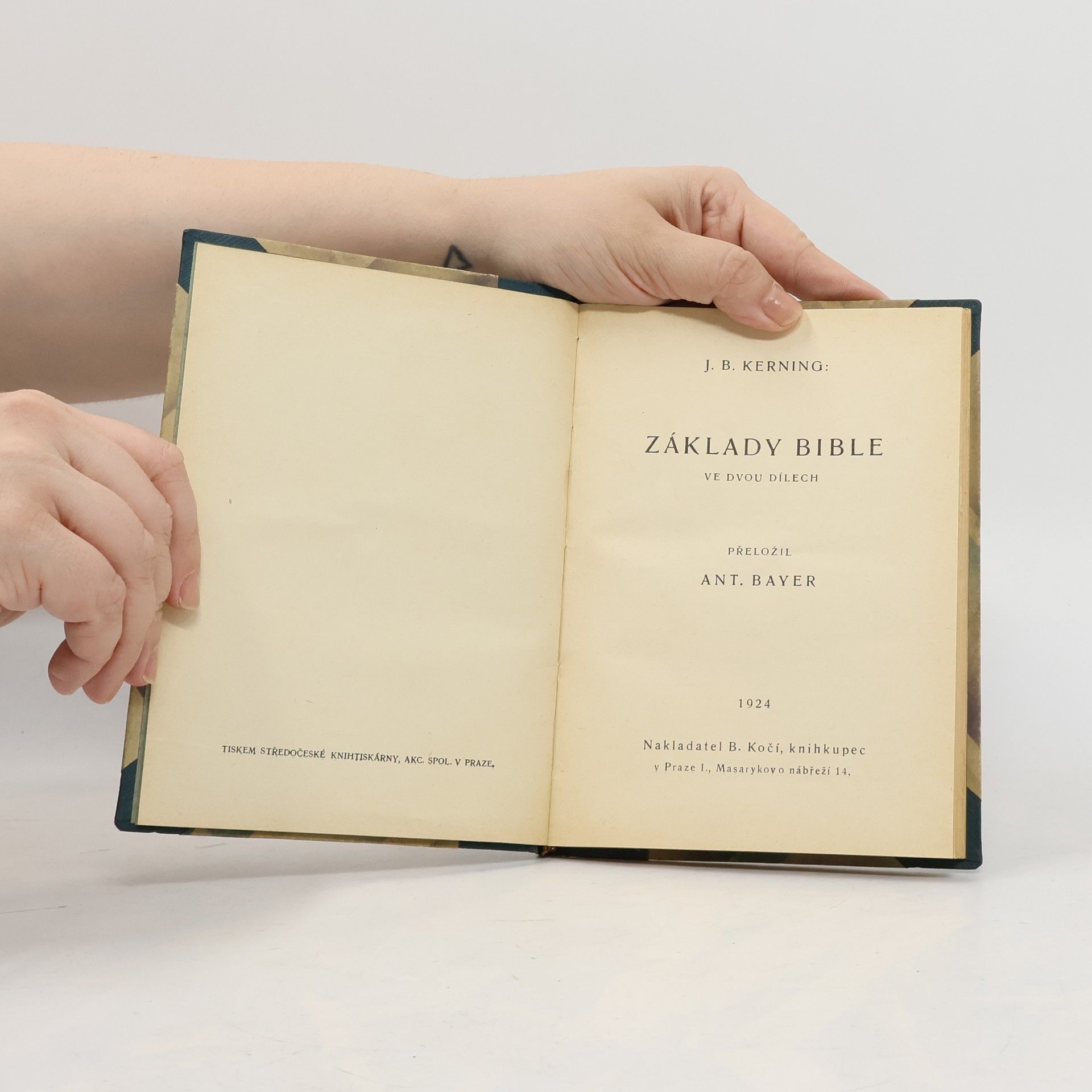 J. B. Kerning Základy bible