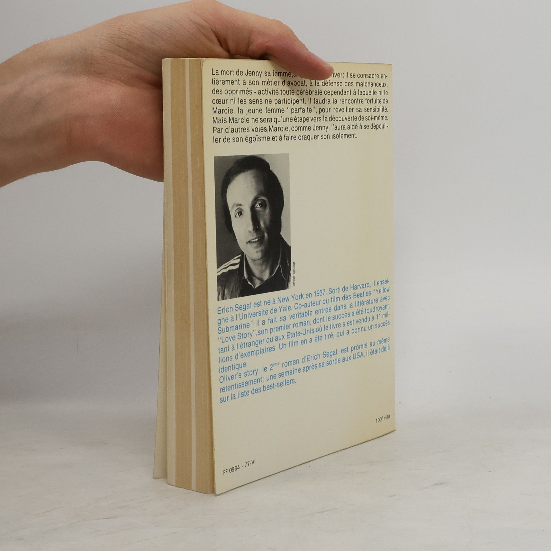 Erich Segal Oliver's Story