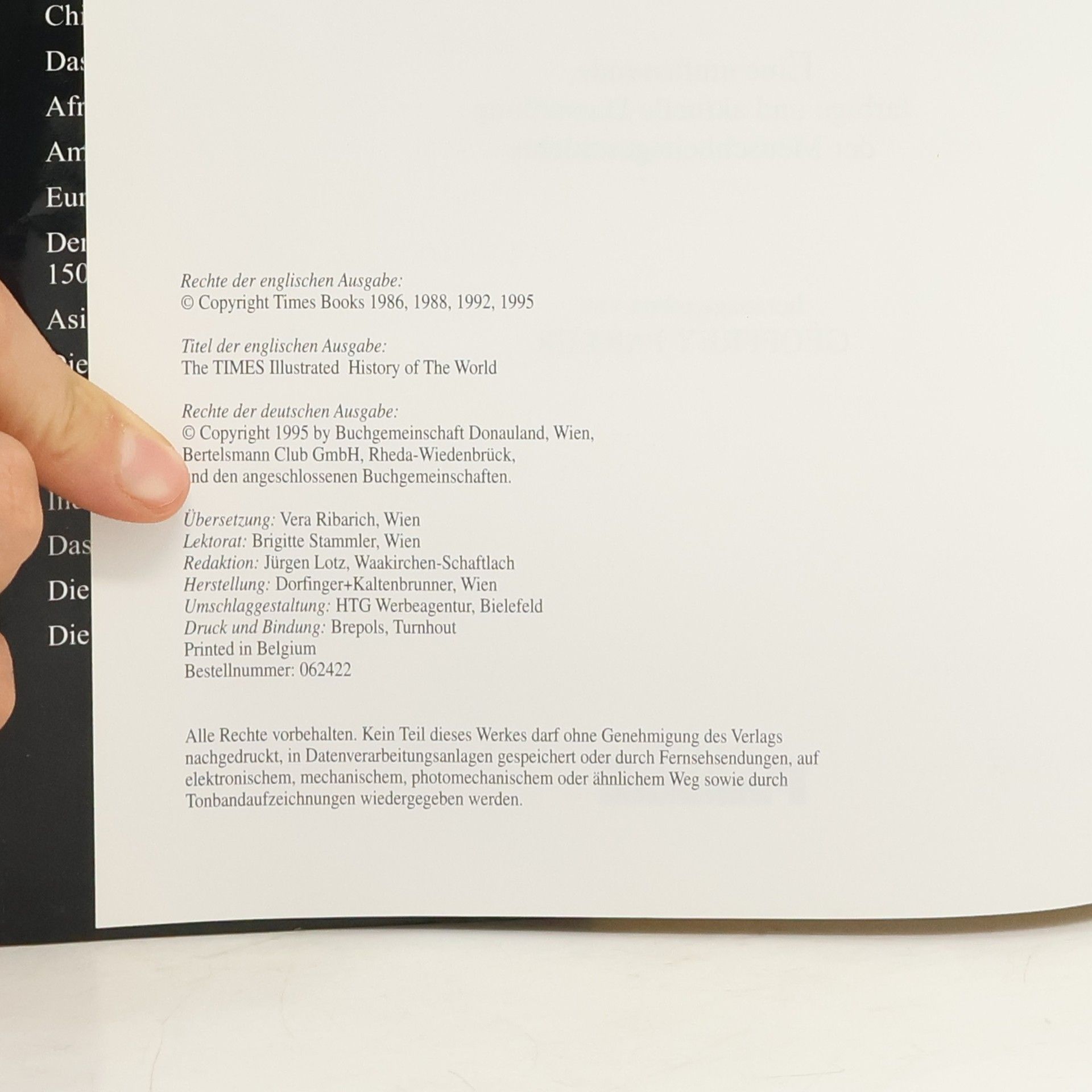 Various authors Grosse Illustrierte Weltgeschichte