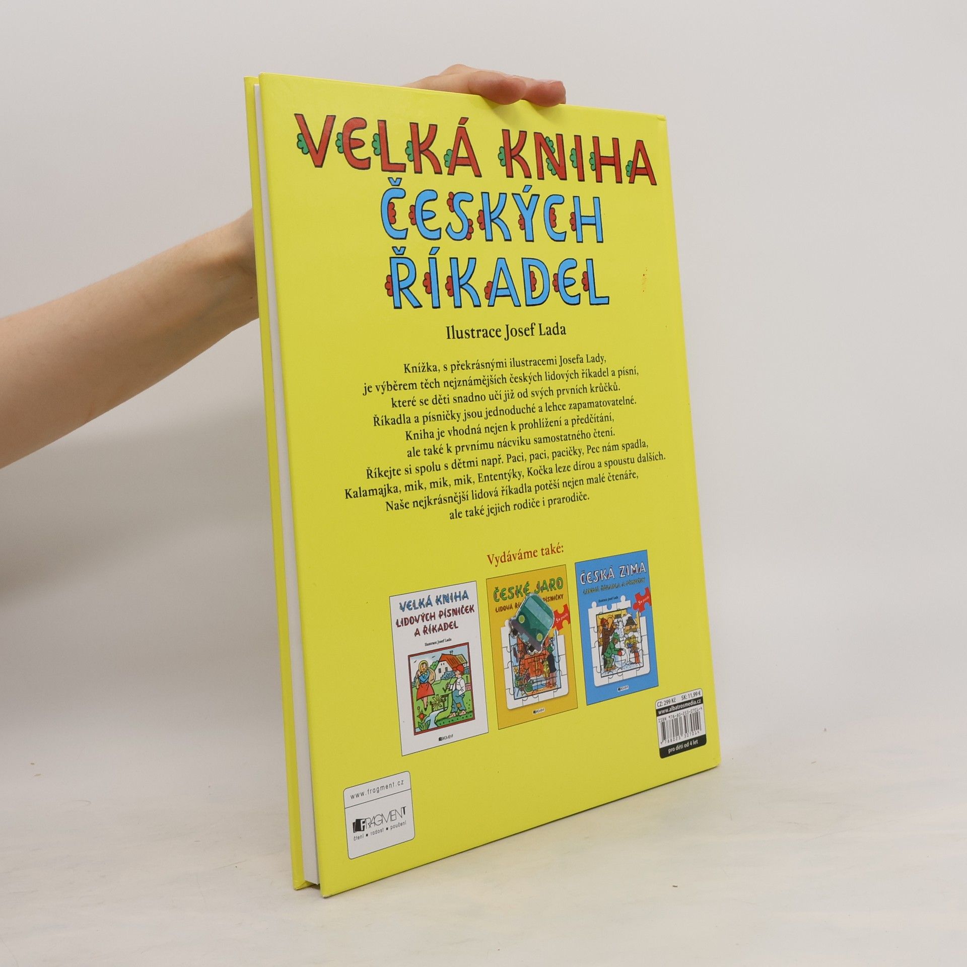 Josef Lada Velká kniha českých říkadel : říkadla, písničky, rozpočítadla
