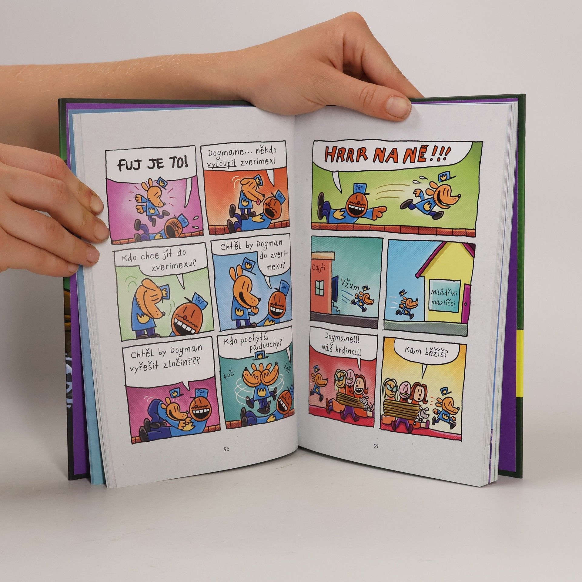 Dav Pilkey Dogman utržený ze řetězu