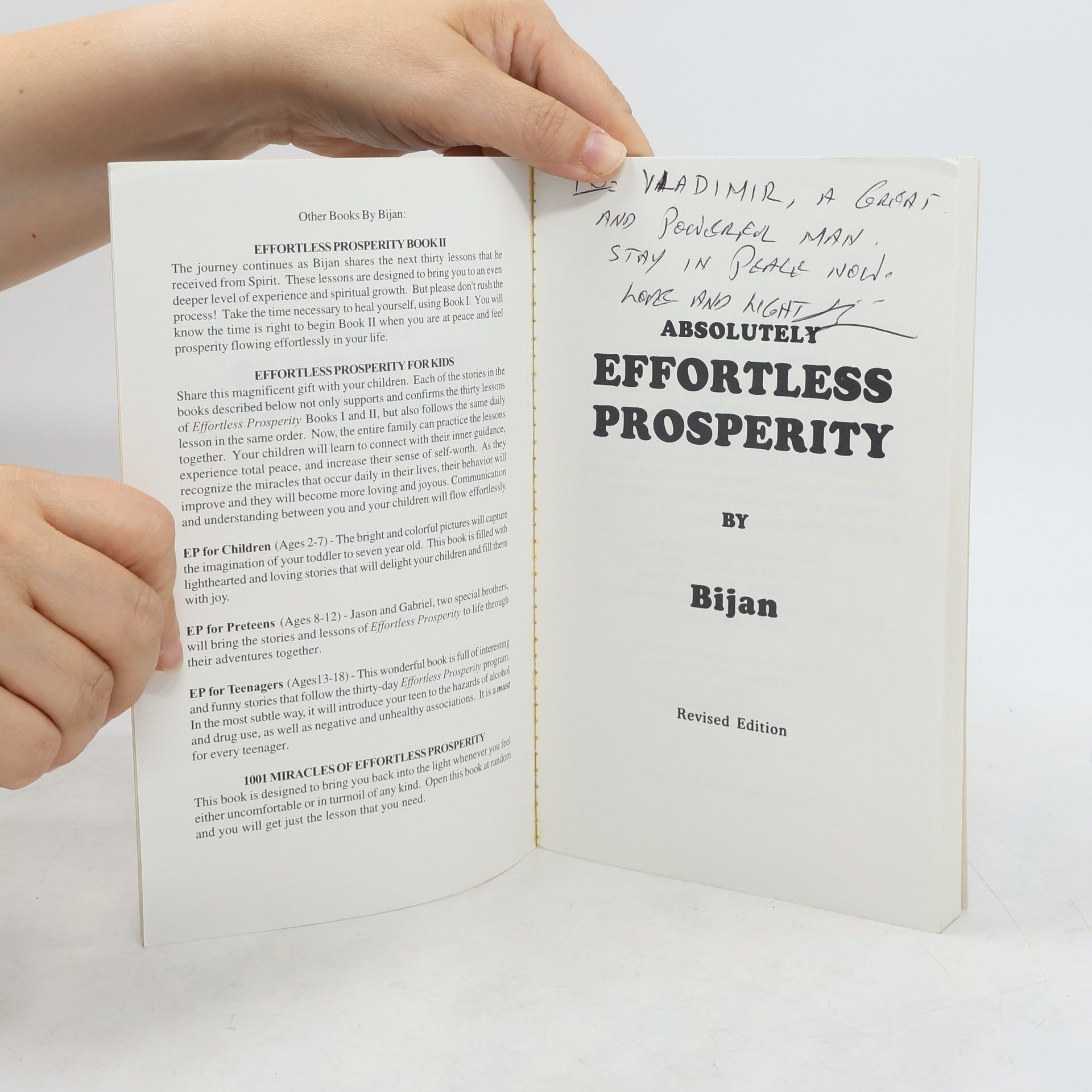 Bijan Absolutely Effortless Prosperity - Book I