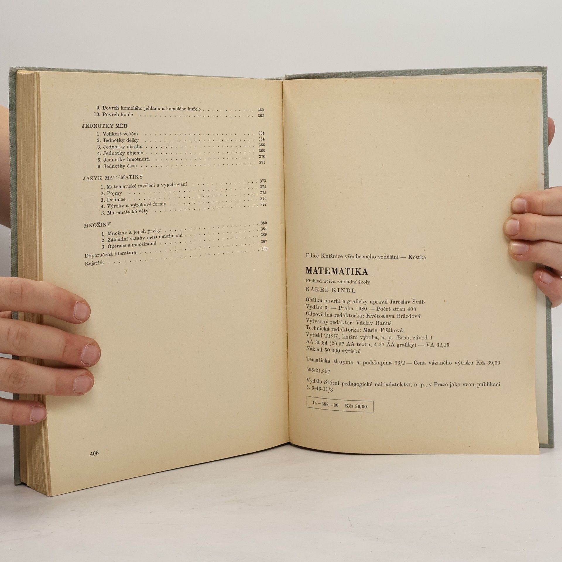 Karel Kindl Matematika