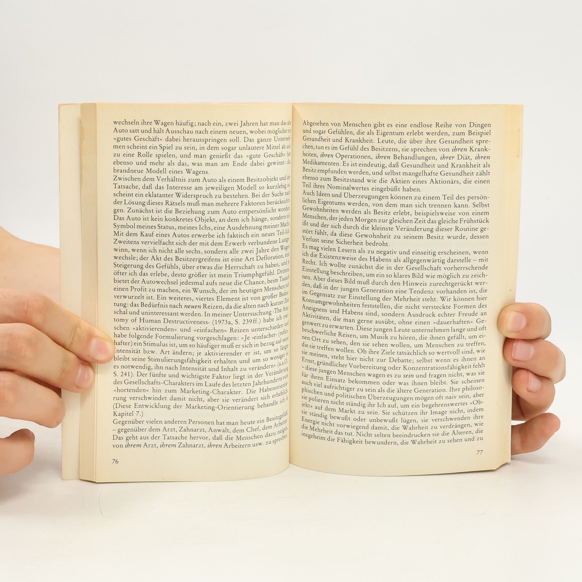 Erich Fromm Haben oder Sein