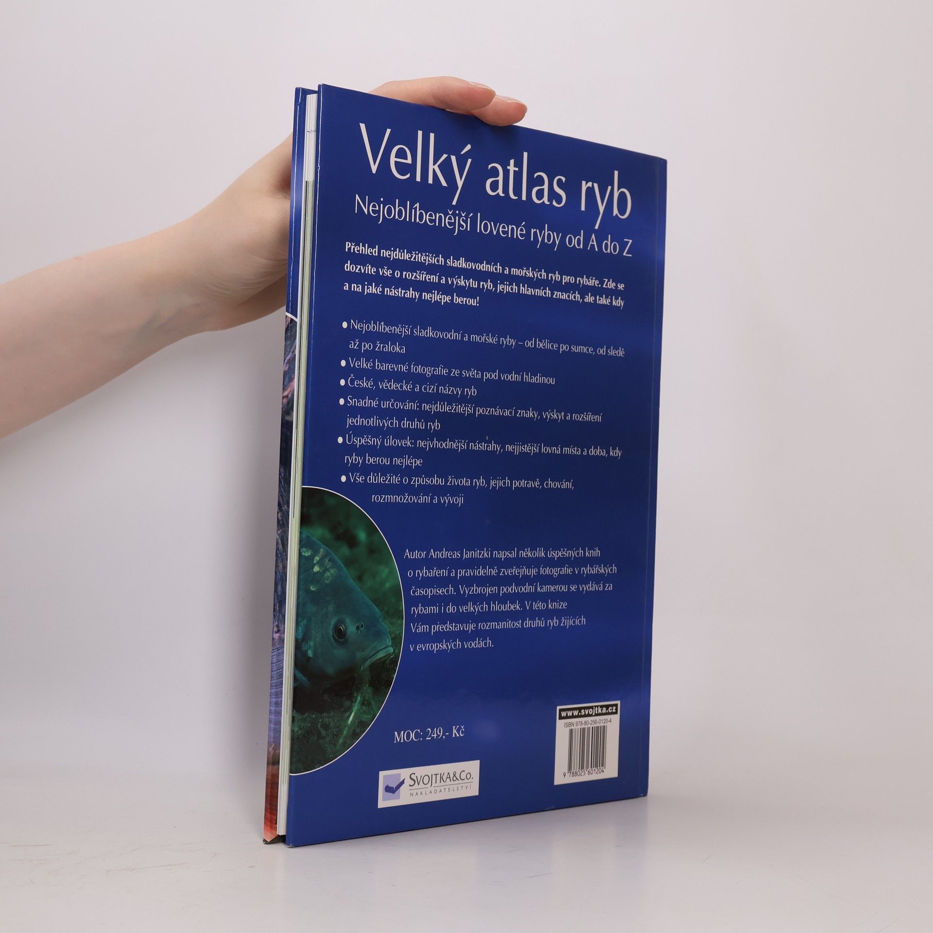 Andreas Janitzki Velký atlas ryb : nejoblíbenější lovené ryby od A do Z