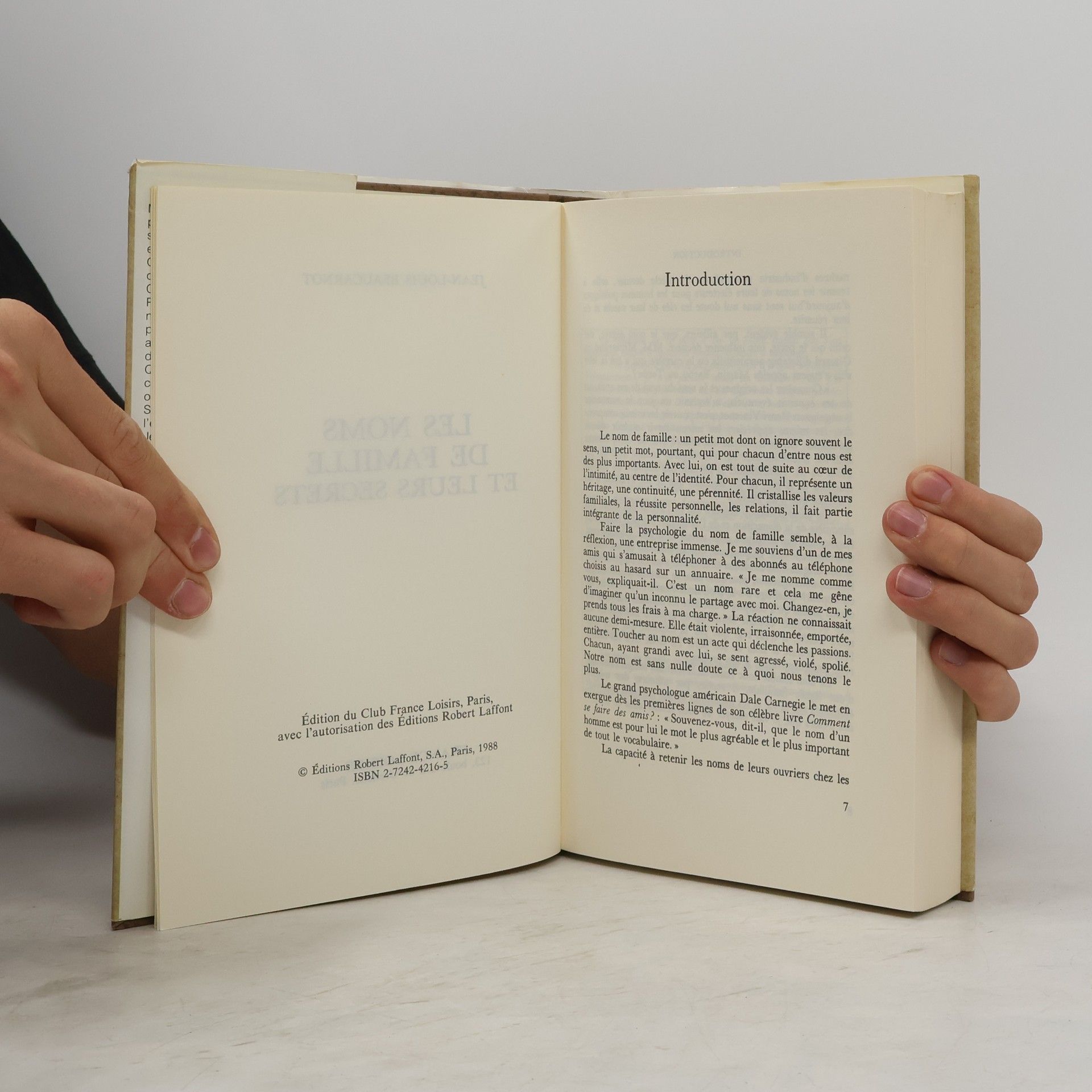Jean-Louis Beaucarnot Les noms de famille et leurs secrets