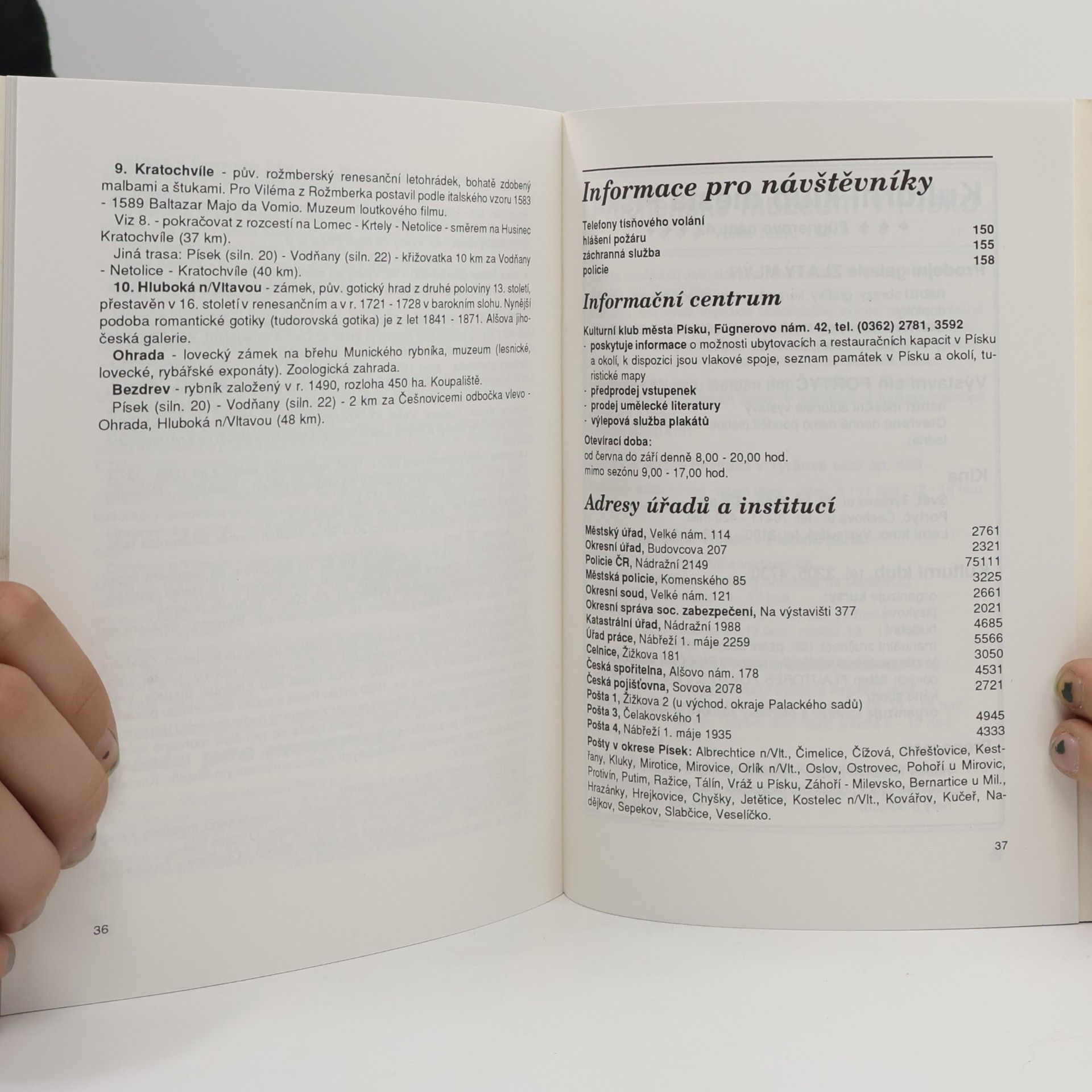 Autores varios Průvodce po Písku a okolí