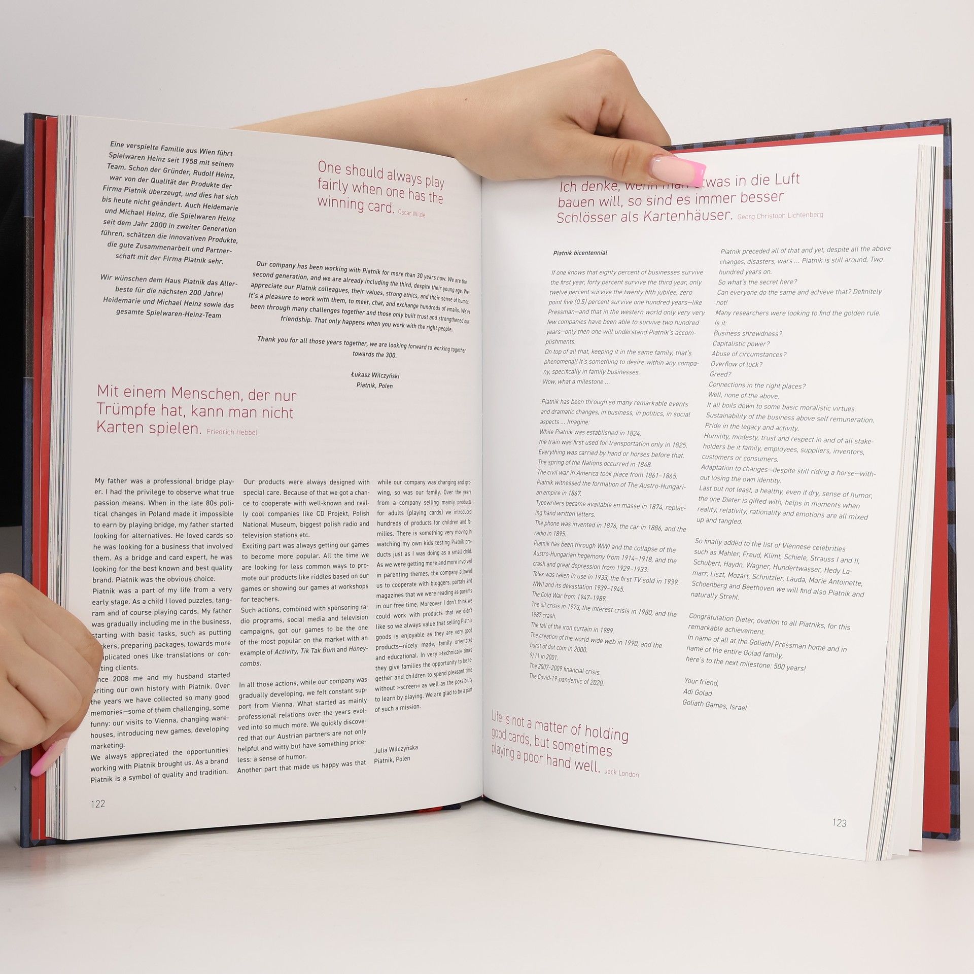 Autorenkollektiv Festschrift 200 Jahre Piatnik
