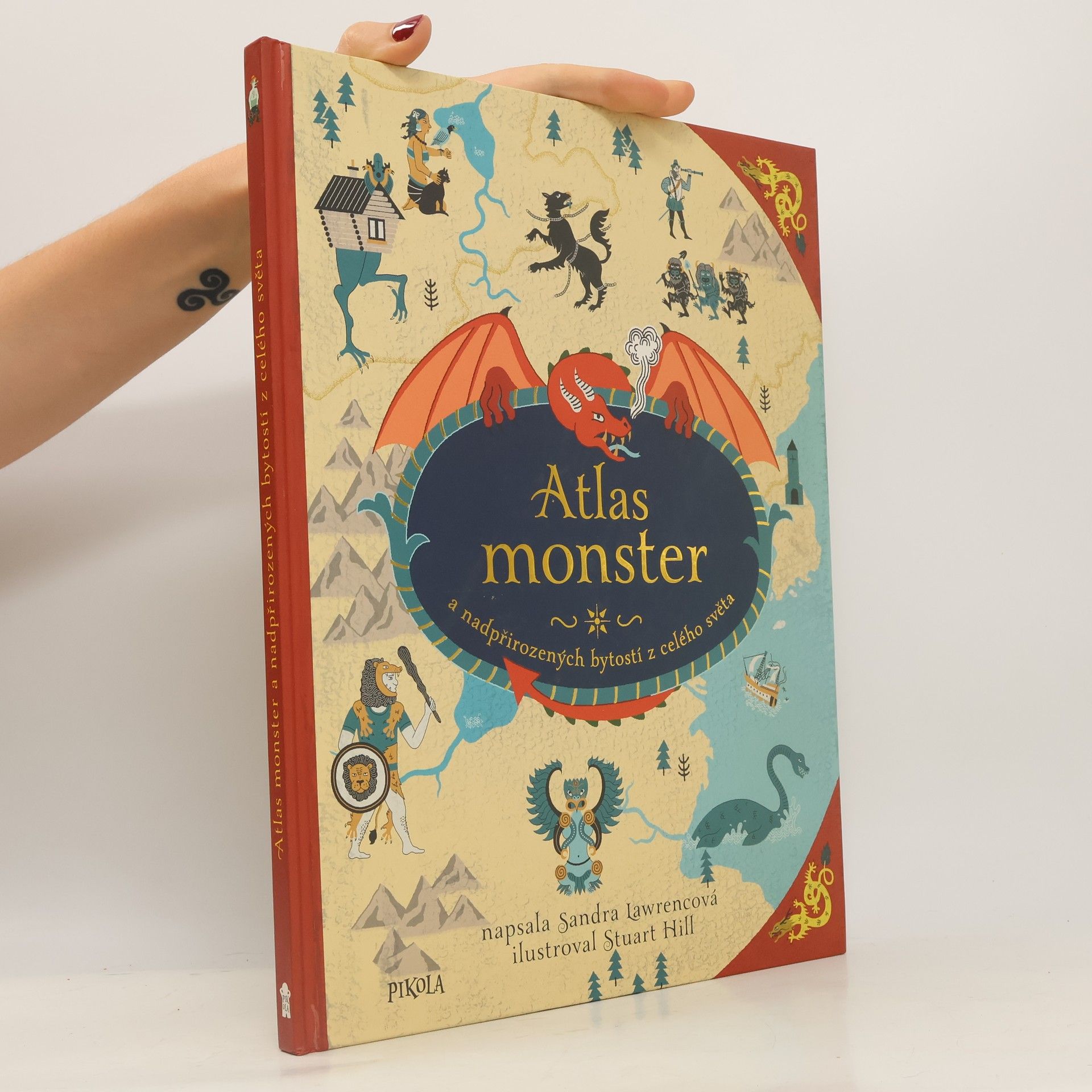 Sandra Lawrence Atlas monster a nadpřirozených bytostí z celého světa