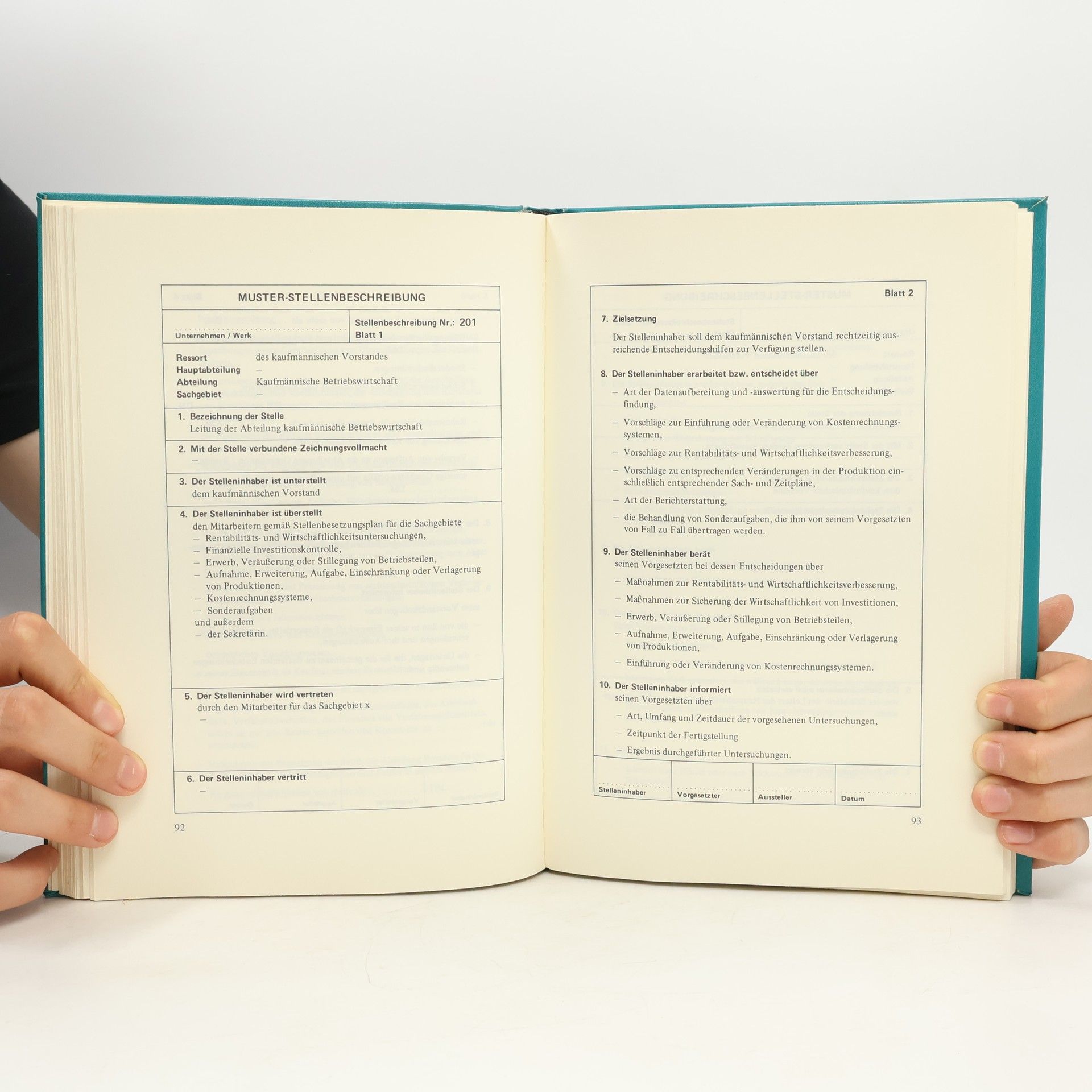 Autorenkollektiv Stellenbeschreibungen