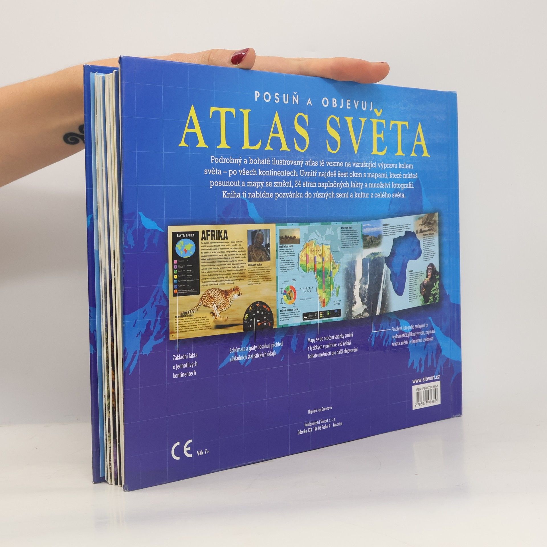 Jen Green Atlas světa posuň a objevuj