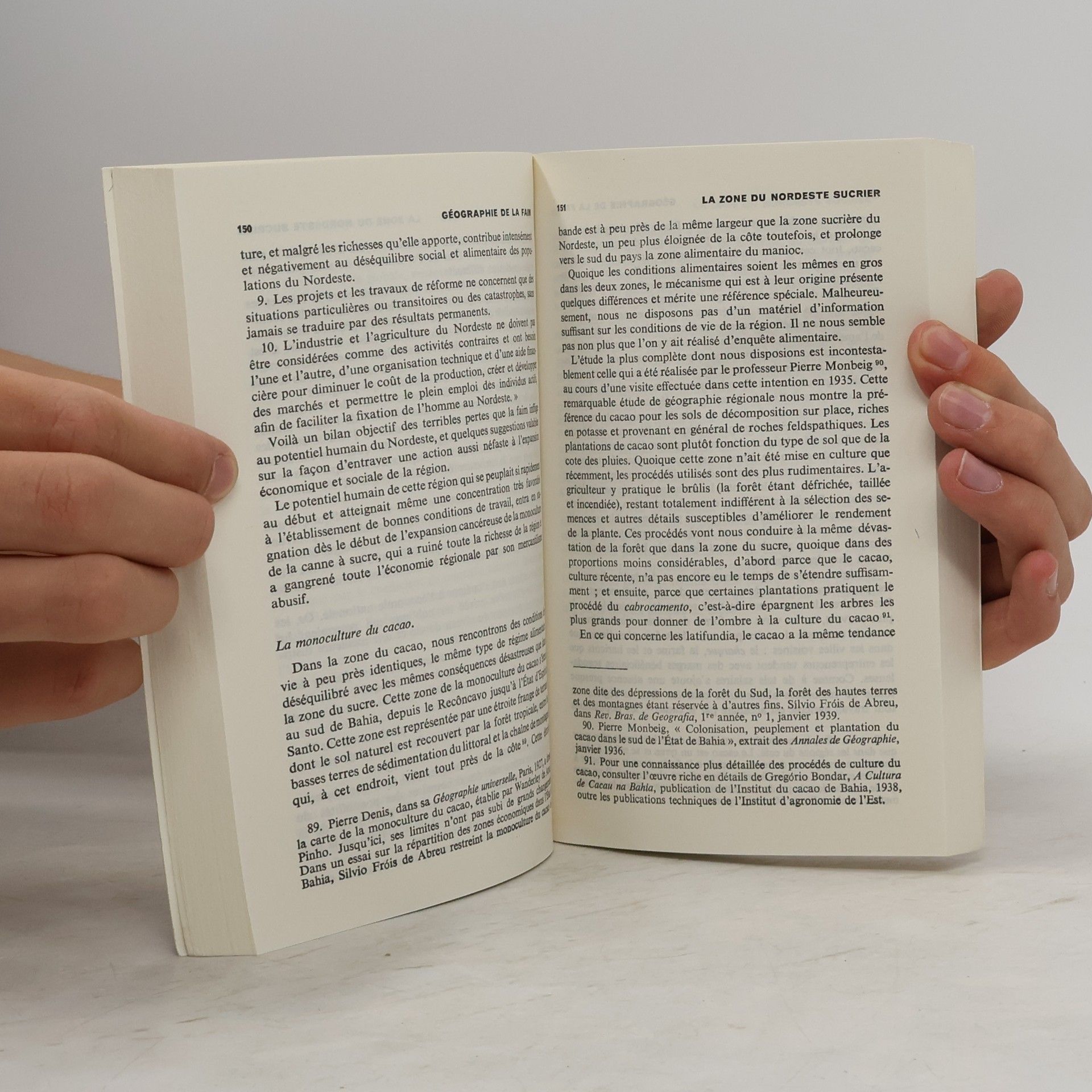 Josué de Castro Géographie de la faim