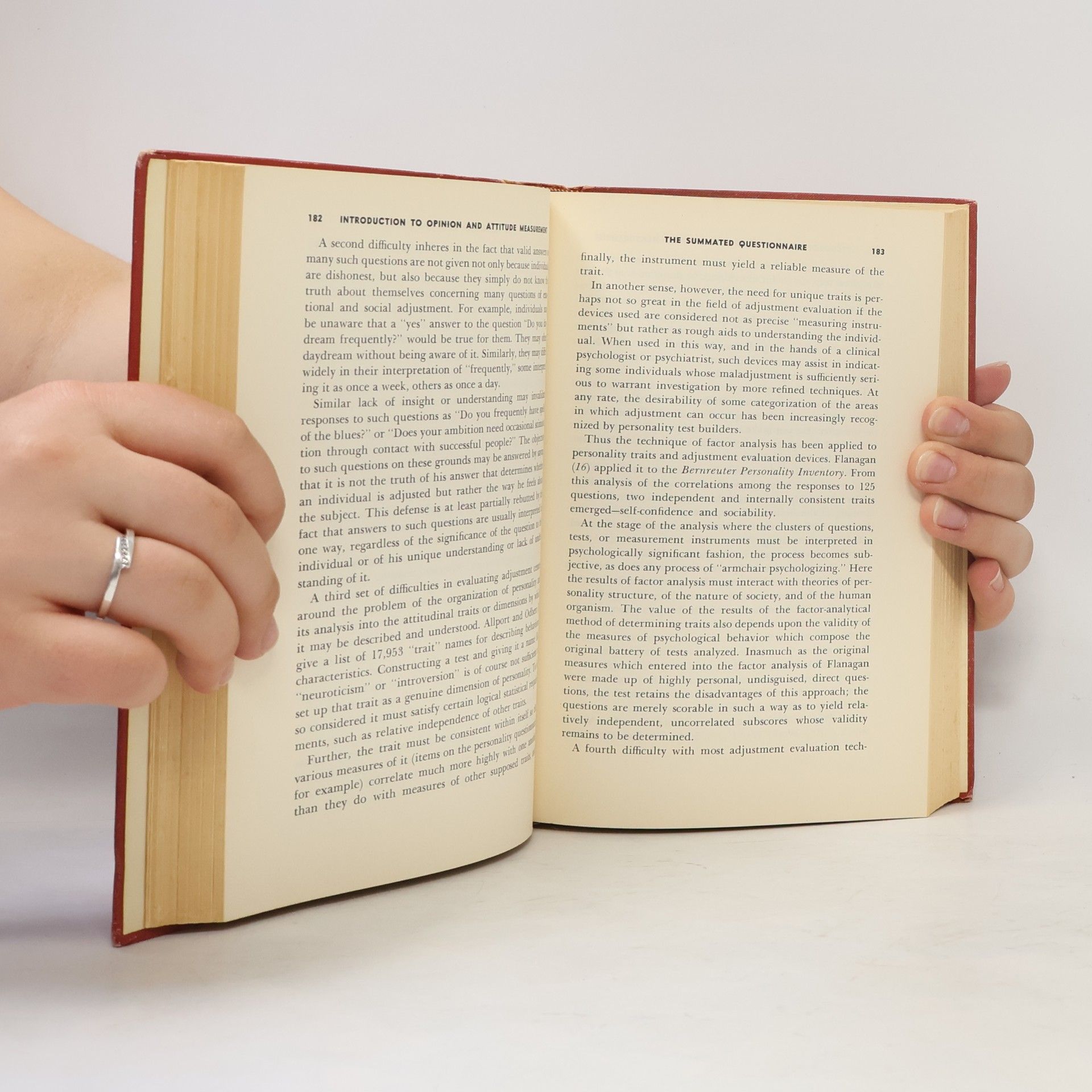 Hermann Henry Remmers Introduction to Opinion and Attitude Measurement
