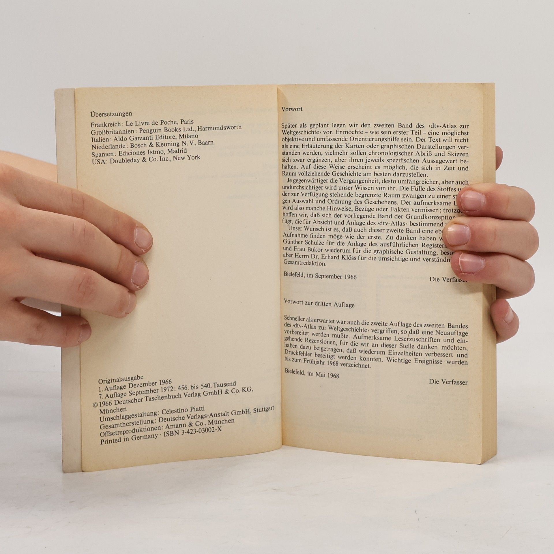Hermann Kinder Dtv-Atlas zur Weltgeschichte. Band 2