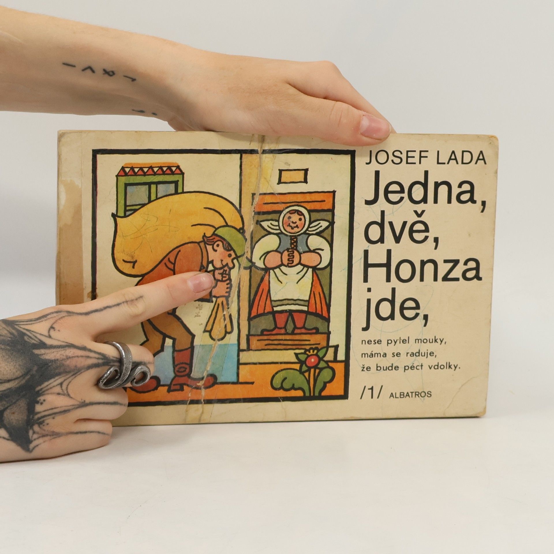 Josef Lada Jedna, dvě, Honza jde