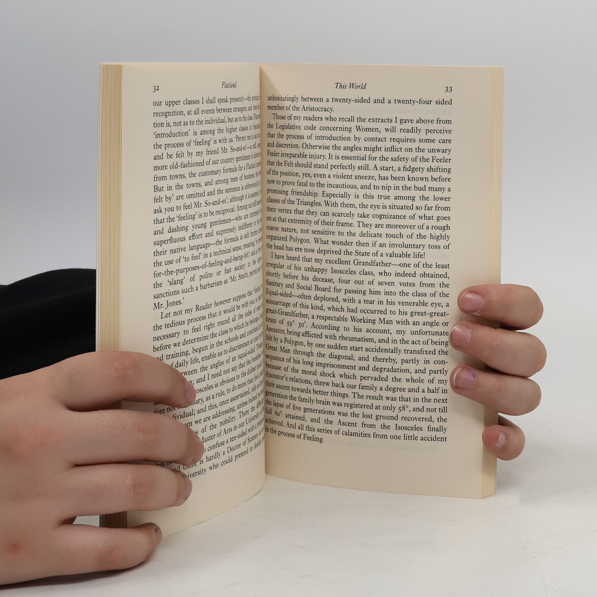 Edwin Abbott Abbott Flatland. Flächenland, englische Ausgabe