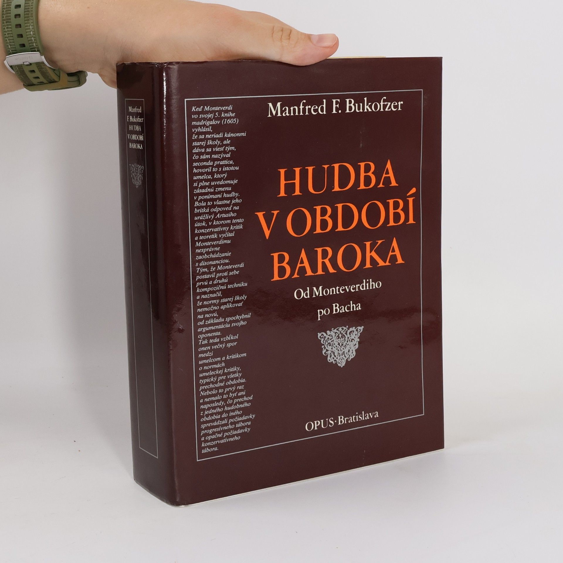 Manfred Fritz Bukofzer Hudba v období baroka. Od Monteverdiho po Bacha