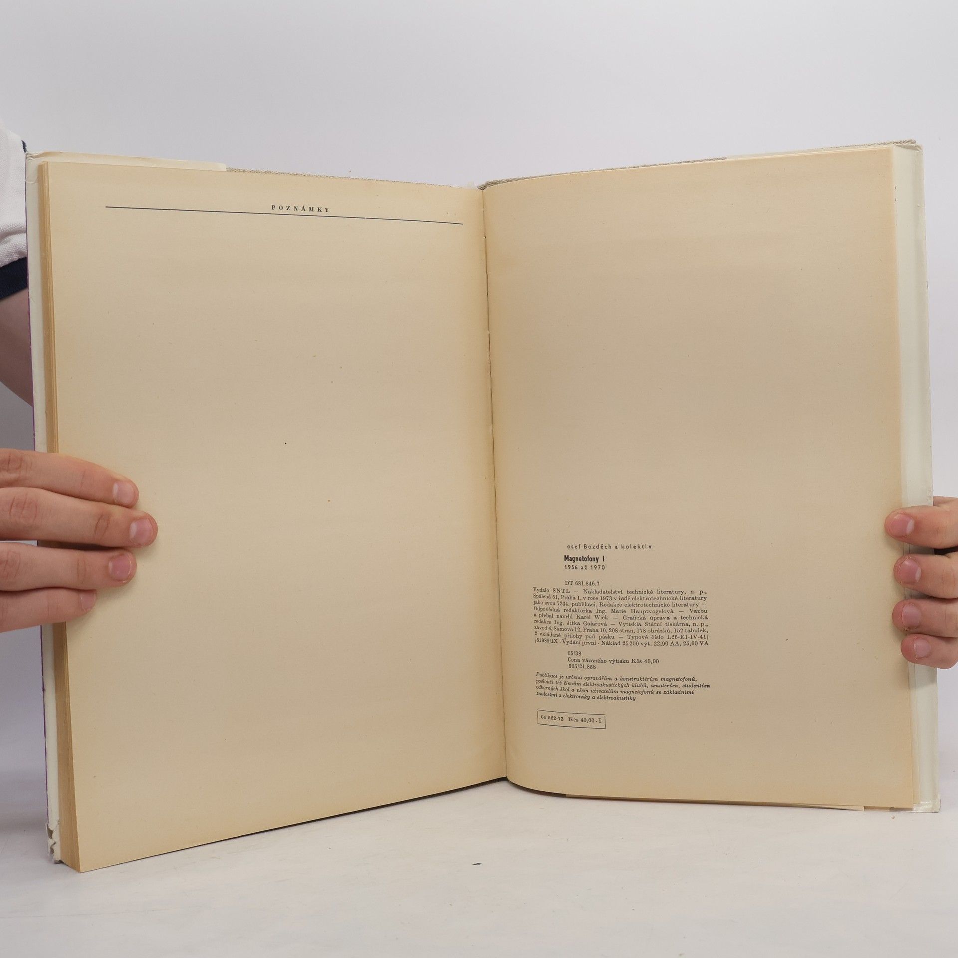 Josef Bozděch Magnetofony I (1956-1970)