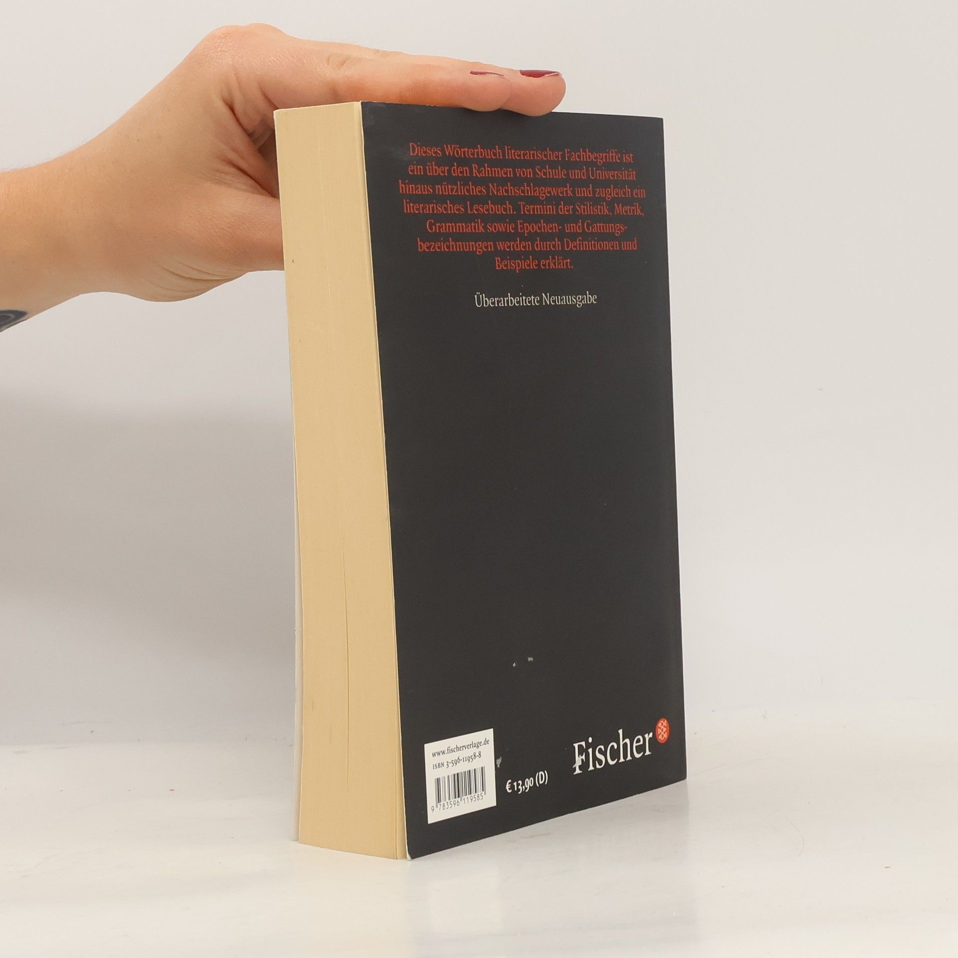 Otto F. Best Handbuch literarischer Fachbegriffe