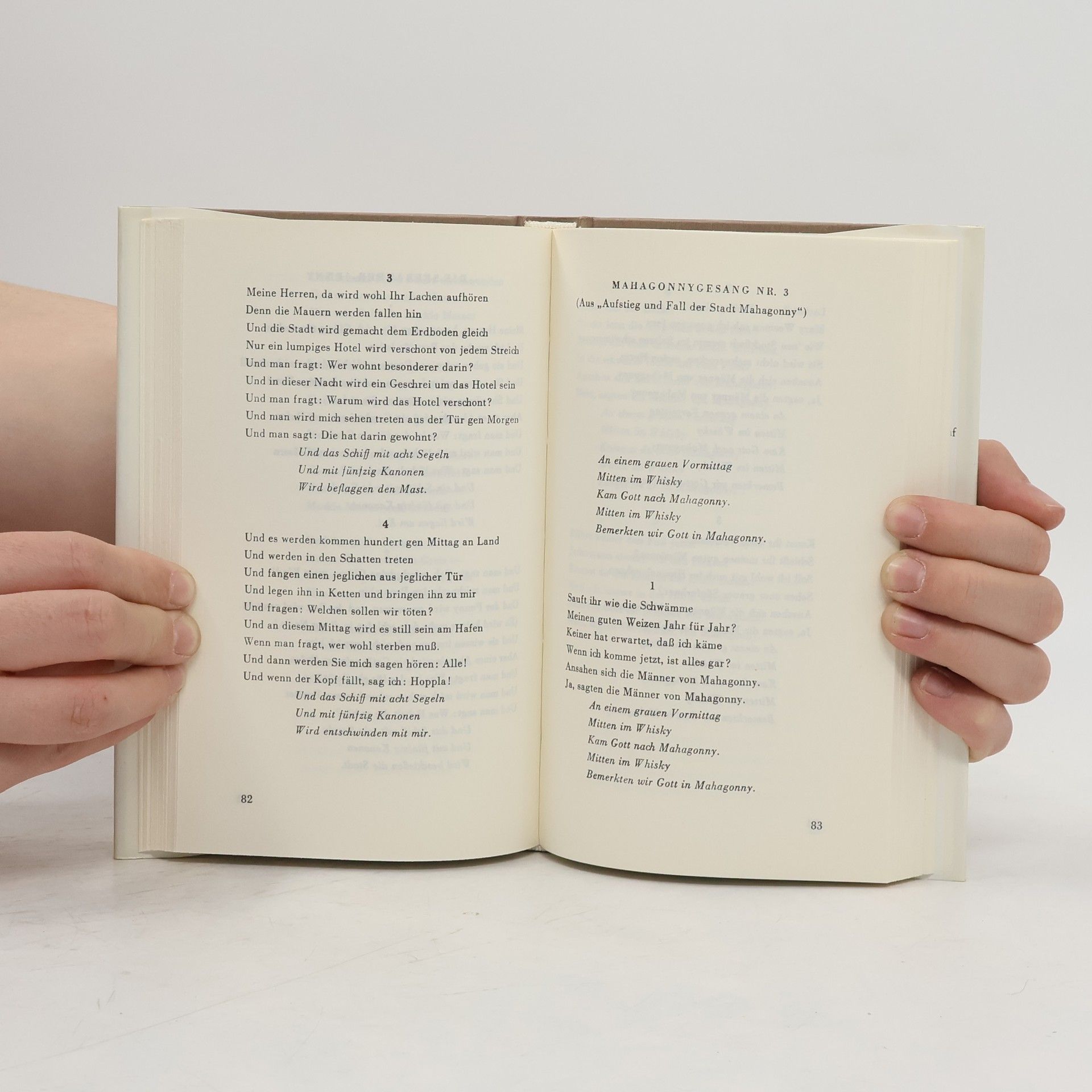 Bertolt Brecht Gedichte und Lieder