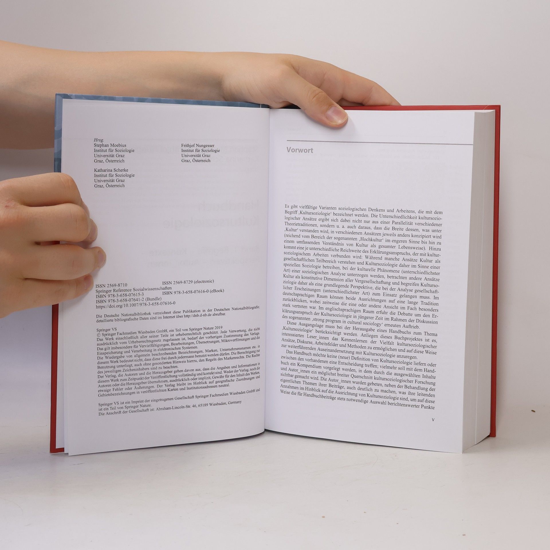 Stephan Moebius Springer Reference Sozialwissenschaften - 1: Handbuch Kultursoziologie