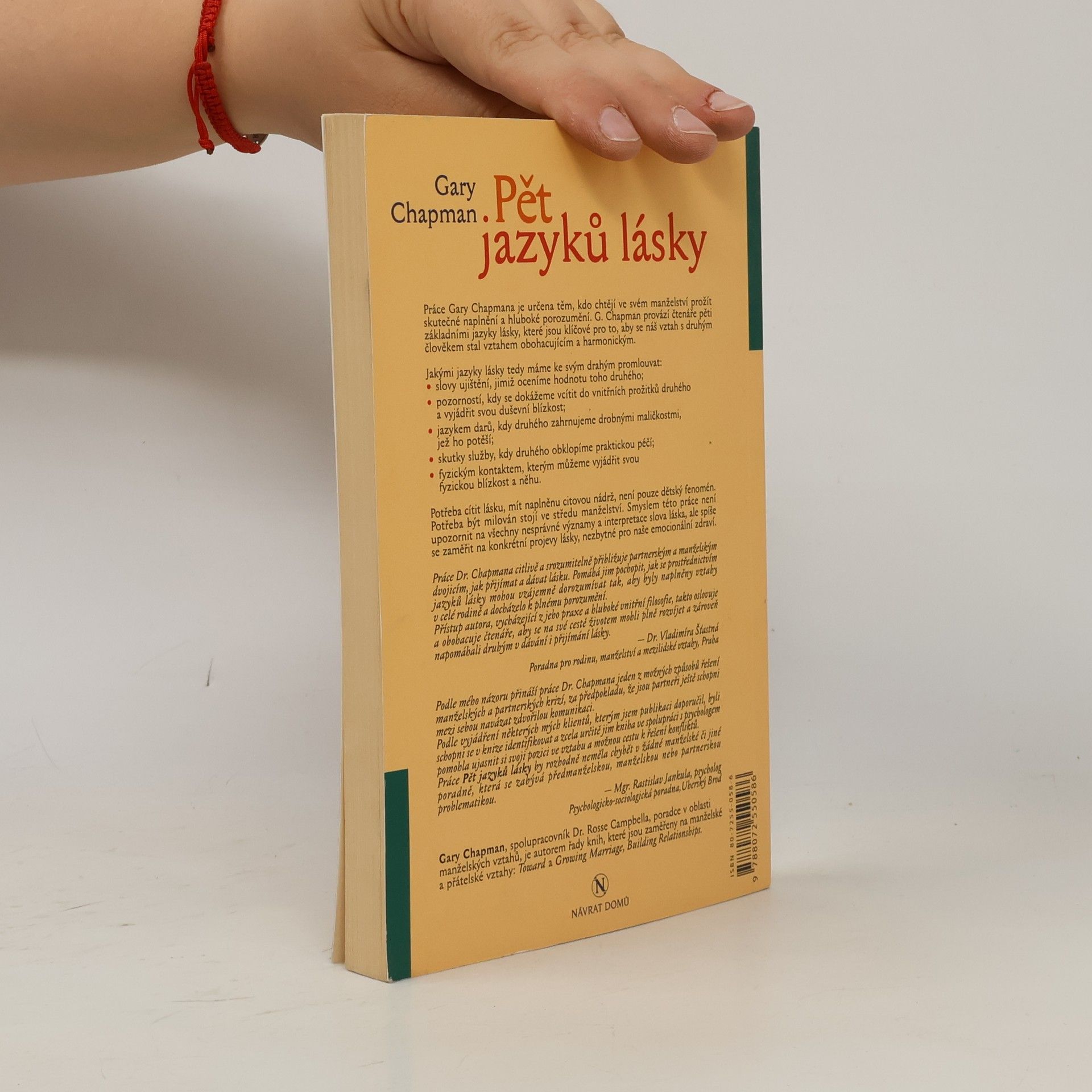 Gary Chapman Pět jazyků lásky