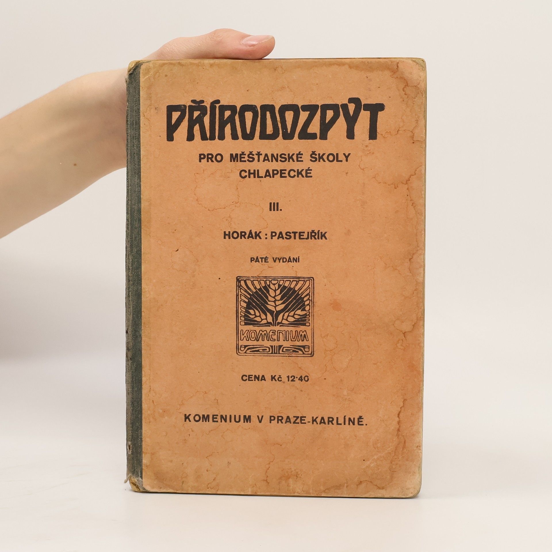 Jan Pastejřík Přírodozpyt