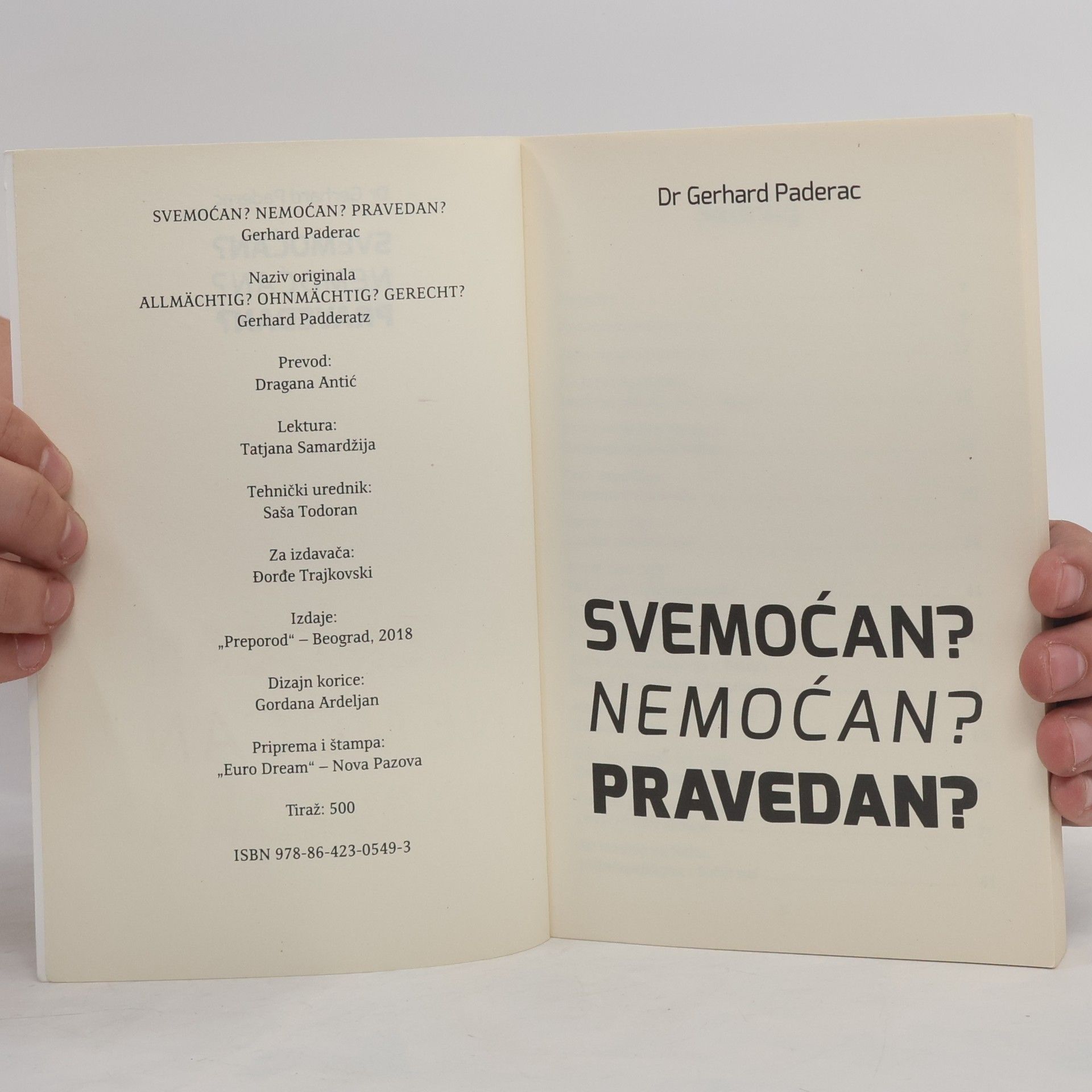 Gerhard Paderac Svemoćan? Nemoćan? Pravedan?
