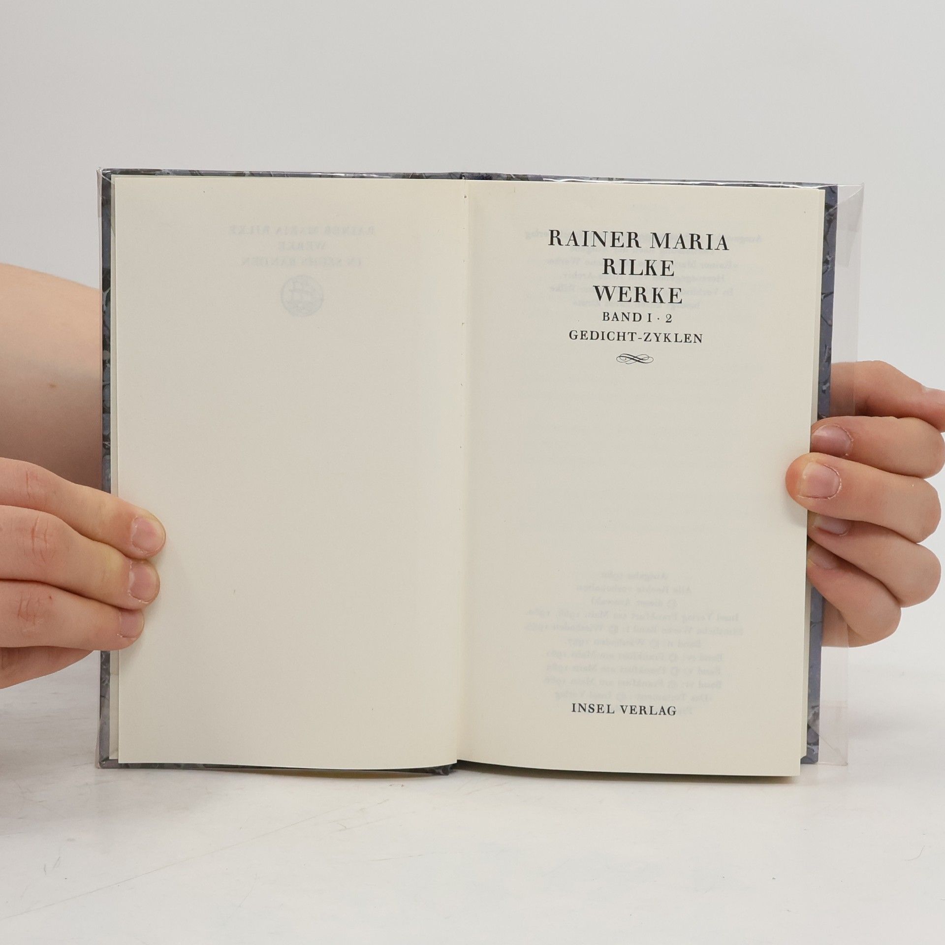 Rainer Maria Rilke Rilke Werke 2