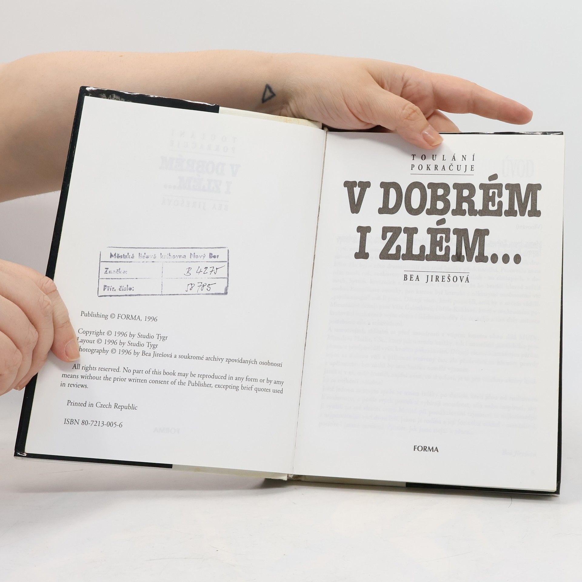 Bea Jirešová Toulání pokračuje v dobrém i zlém