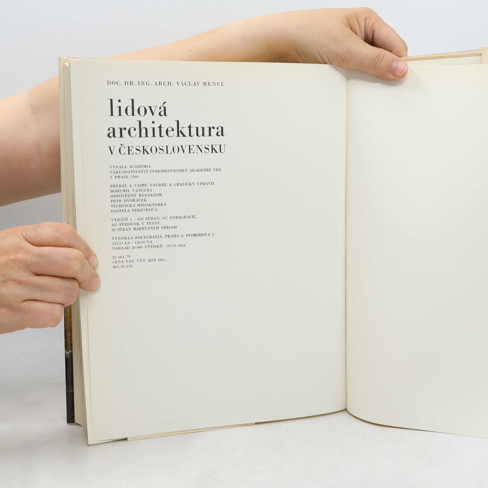 Václav Mencl Lidová architektura v Československu