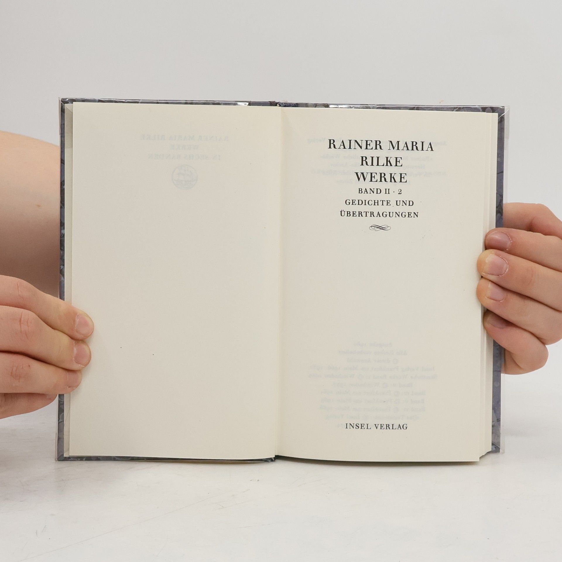 Rainer Maria Rilke Werke II/2