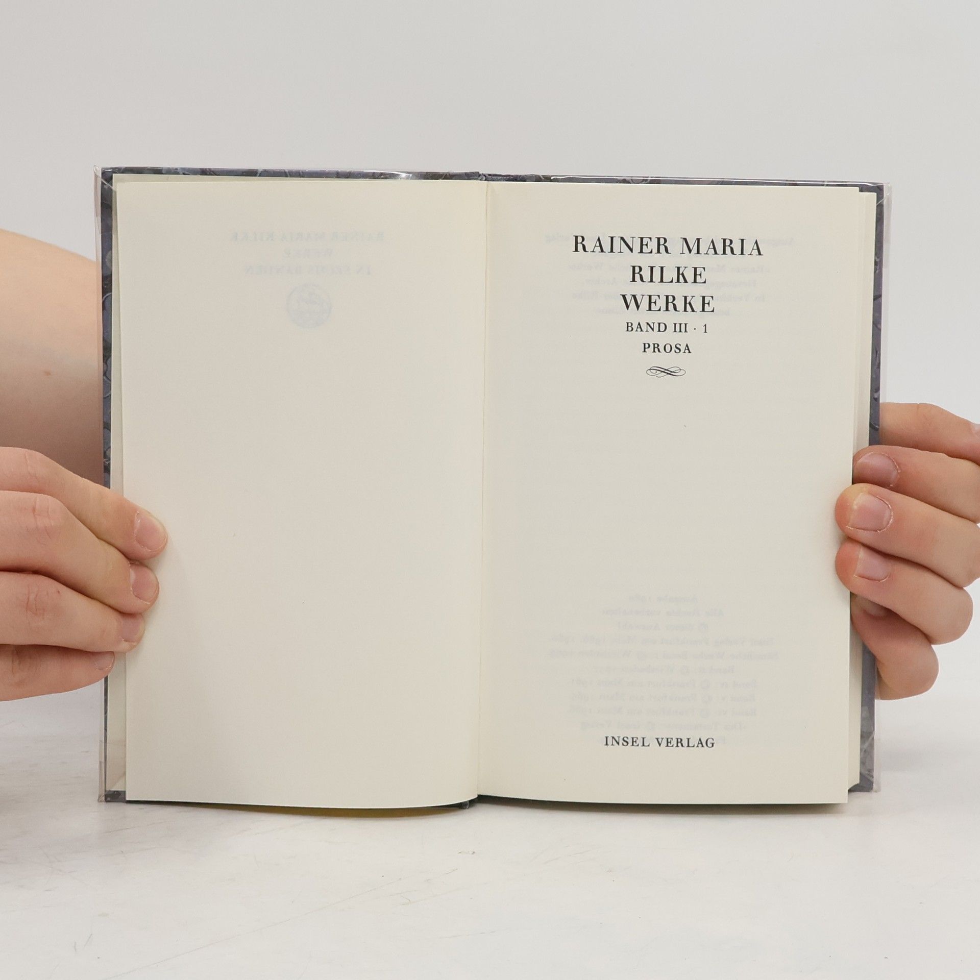 Rainer Maria Rilke Rilke Werke 5
