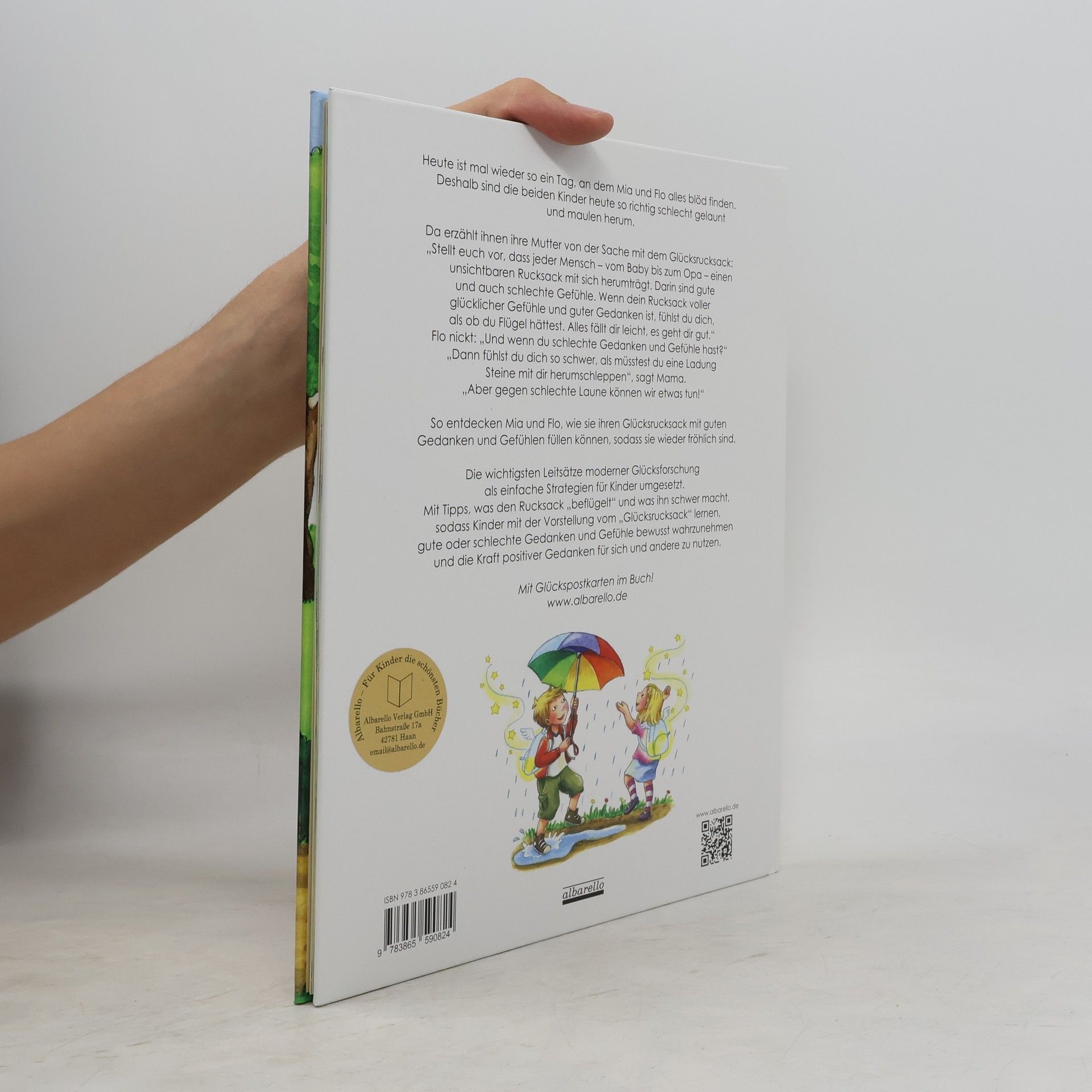 Julia Volmert Ein Rucksack voller Glück: Mit Glücks-Postkarten im Buch