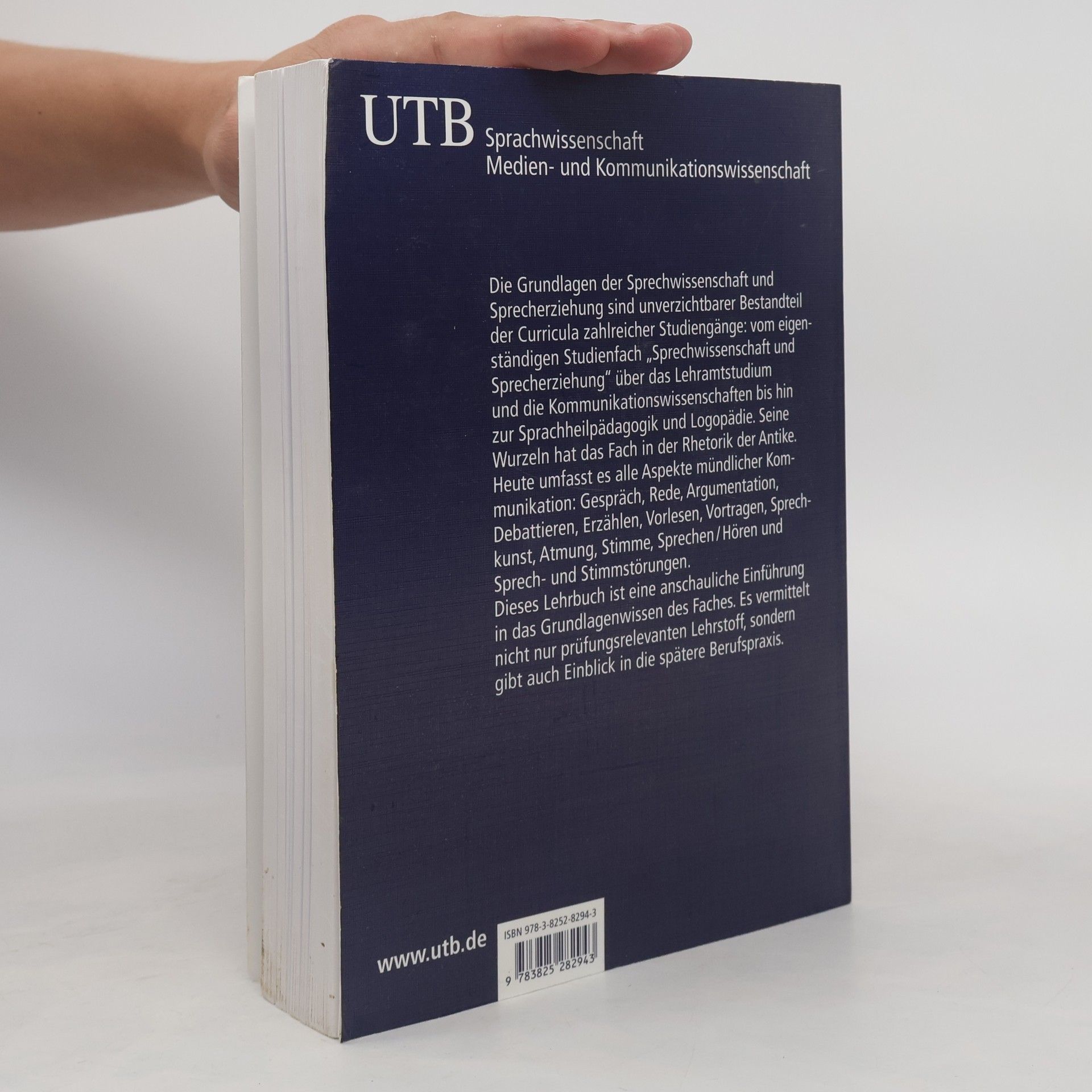 Marita Pabst Weinschenk UTB: Grundlagen der Sprechwissenschaft und Sprecherziehung