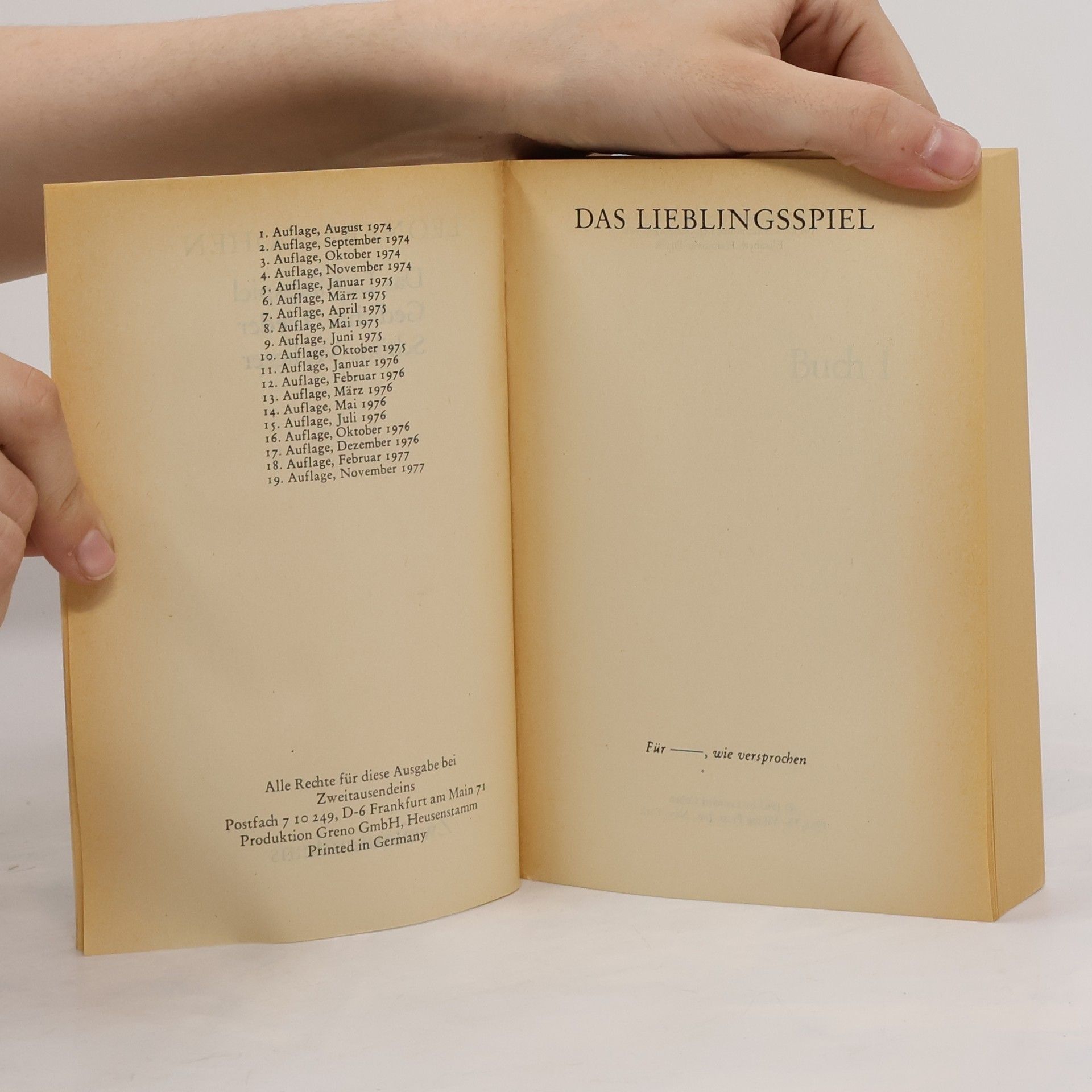 Leonard Cohen Das Lieblingsspiel - Gedichte/Lieder - Schöne Verlierer