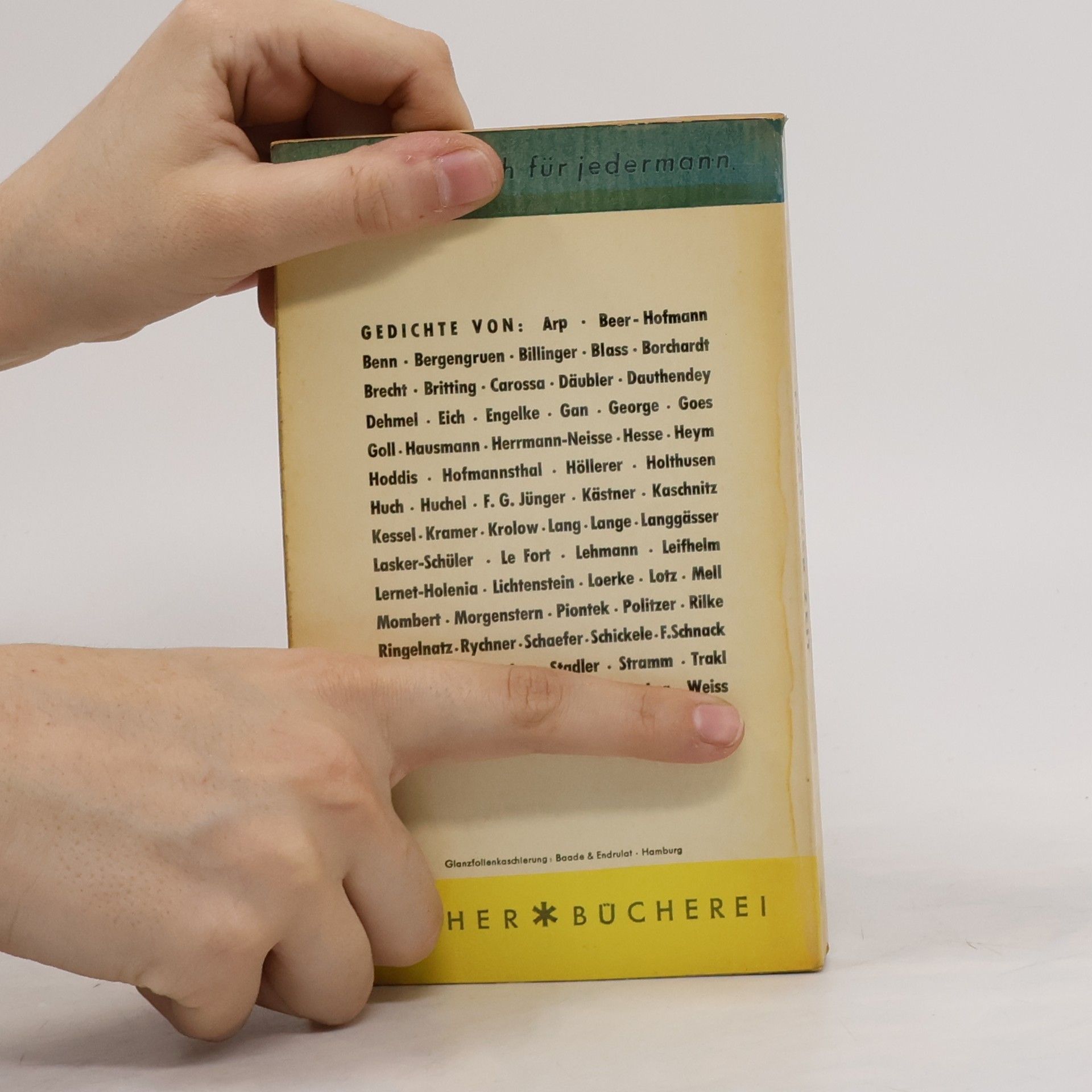 Curt Hohoff Flügel der Zeit: Deutsche Gedichte 1900-1950