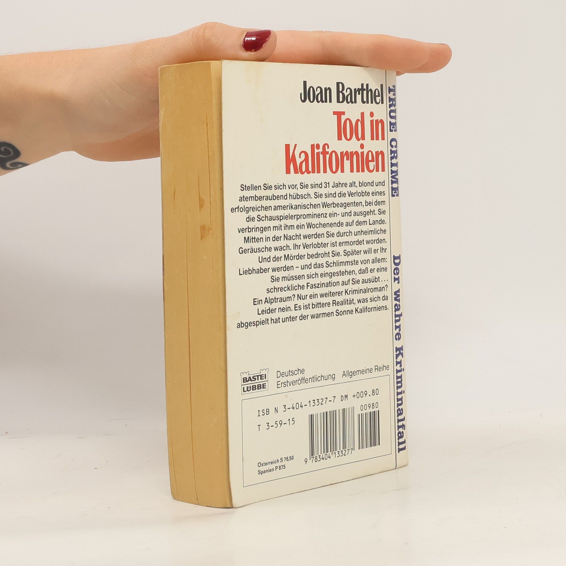 Joan Barthel Tod in Kalifornien