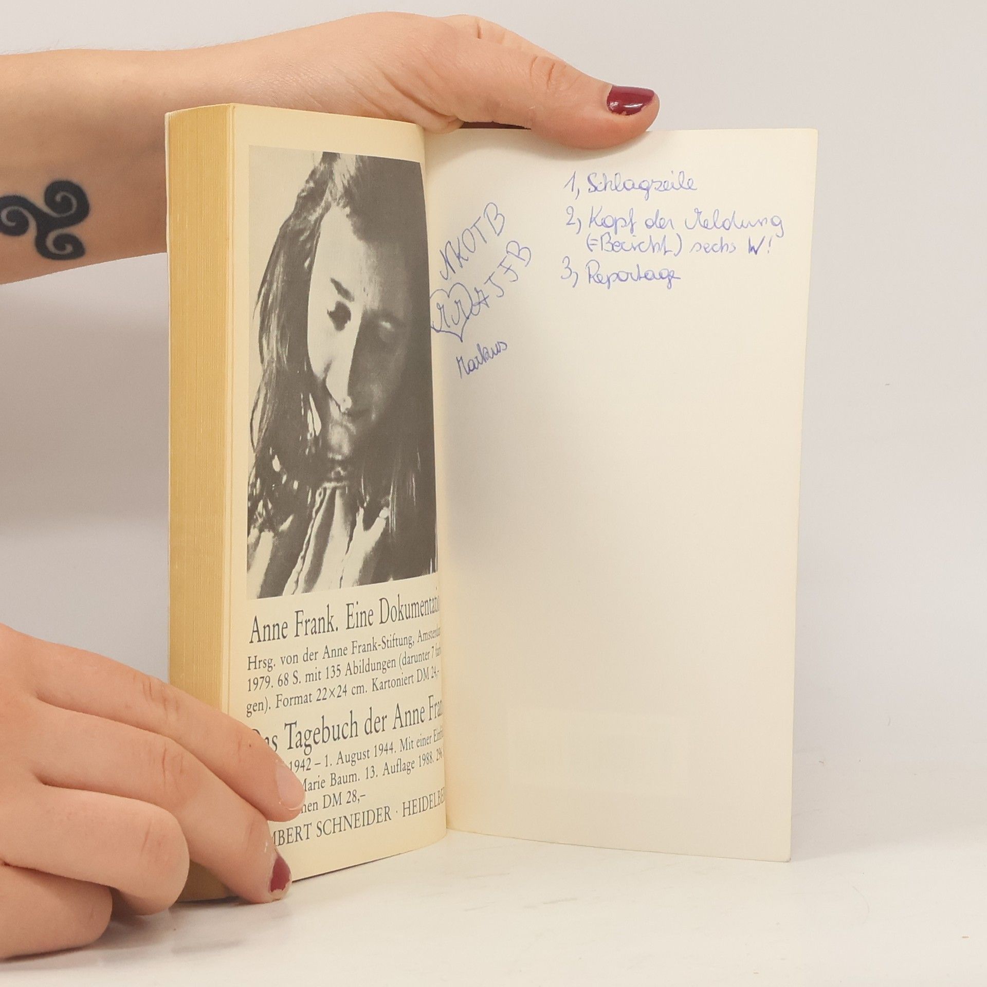 Anne Frank Das Tagebuch der Anne Frank