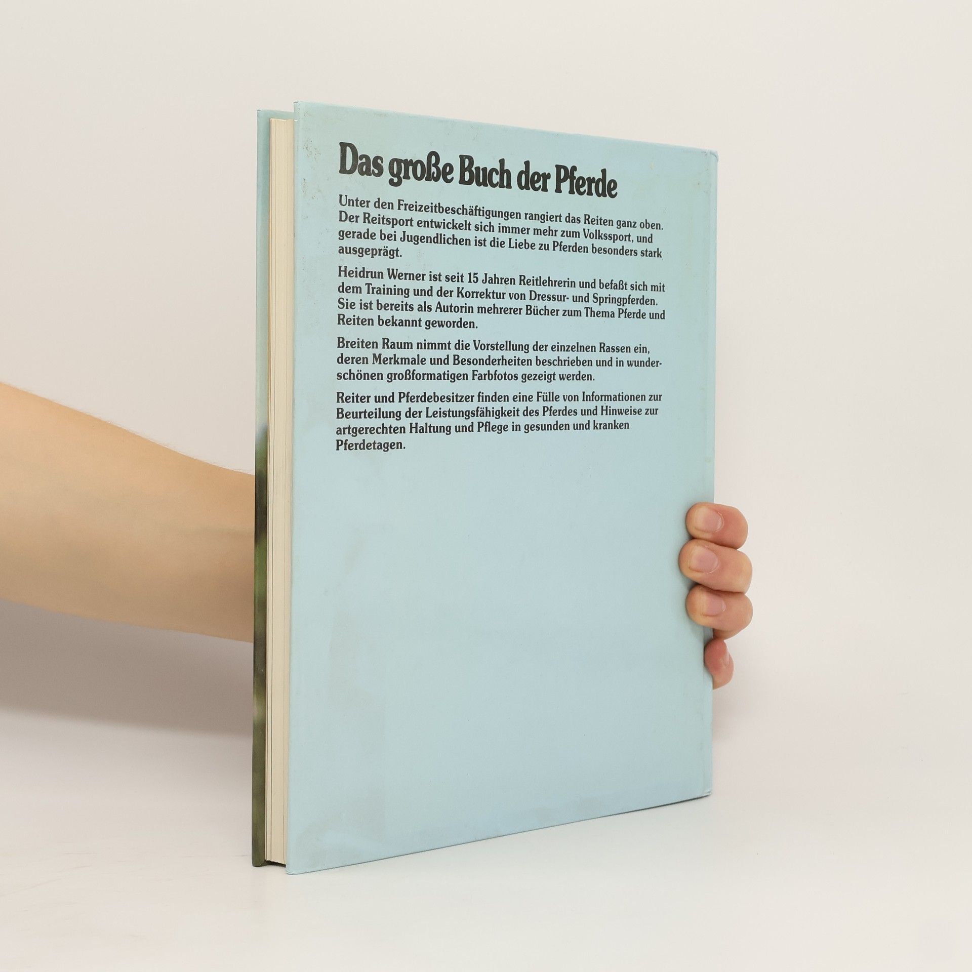 Heidrun Werner Das große Buch der Pferde