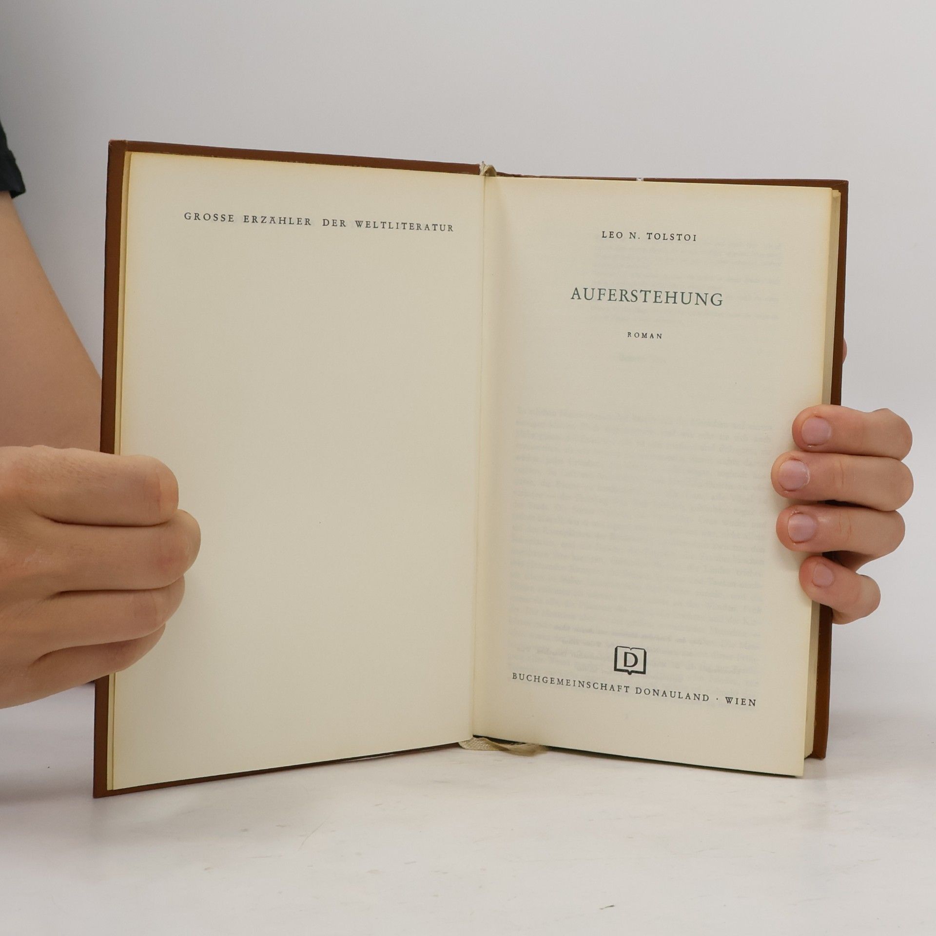 Lew Nikolajewitsch Tolstoi Auferstehung