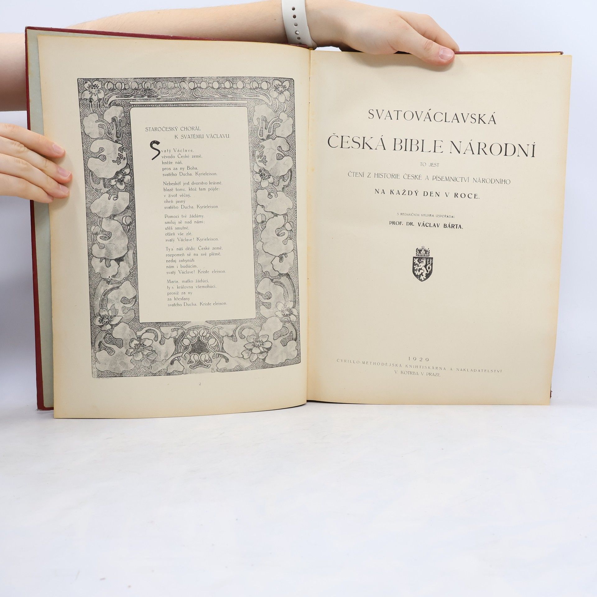 Václav Bárta Svatováclavská česká bible národní