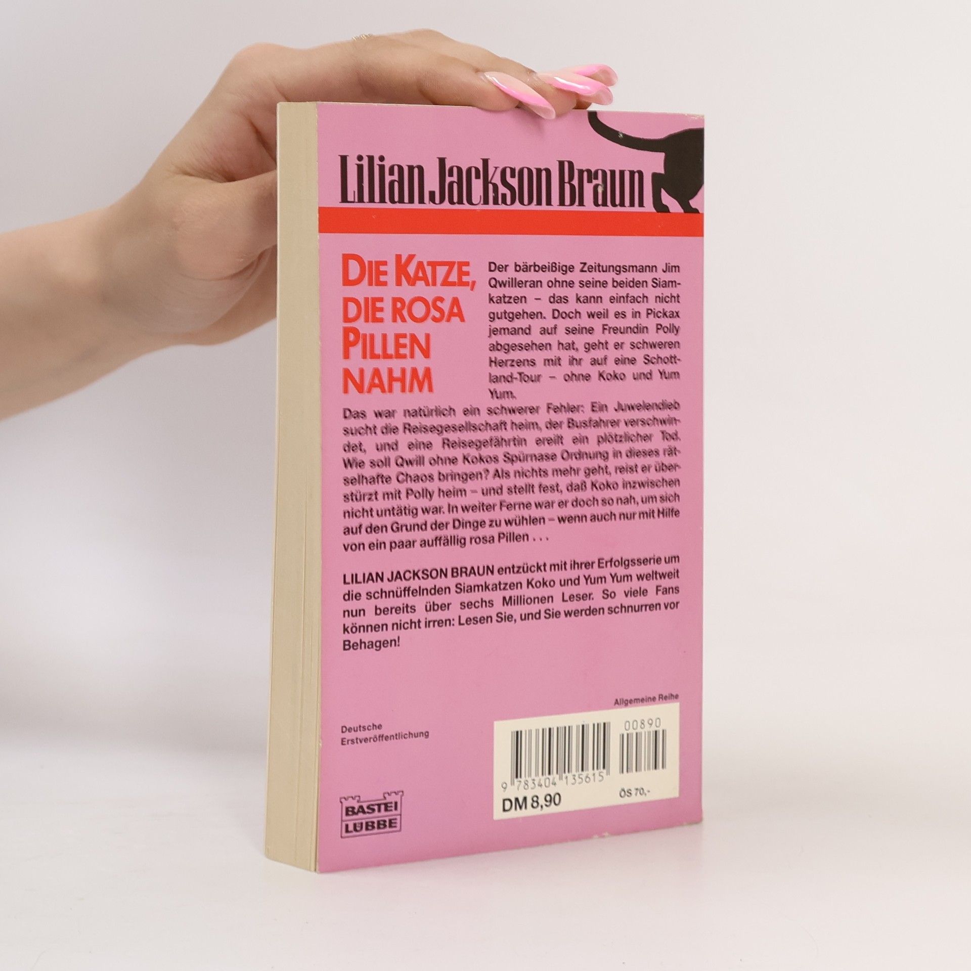 Lilian Jackson Braun Die Katze, die rosa Pillen nahm