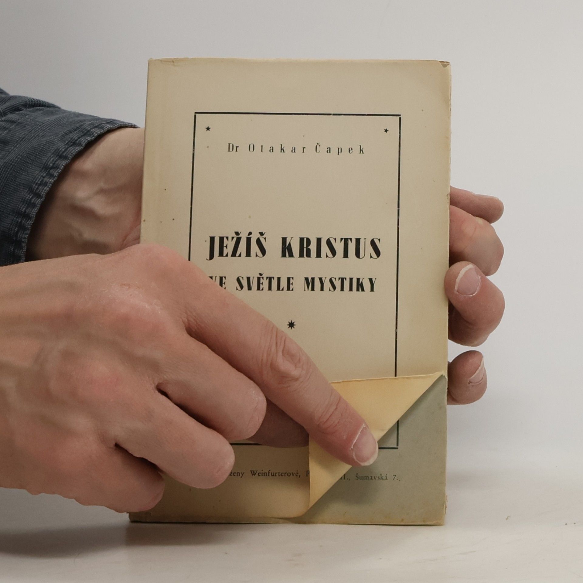 Otakar Čapek Ježíš Kristus ve světle mystiky