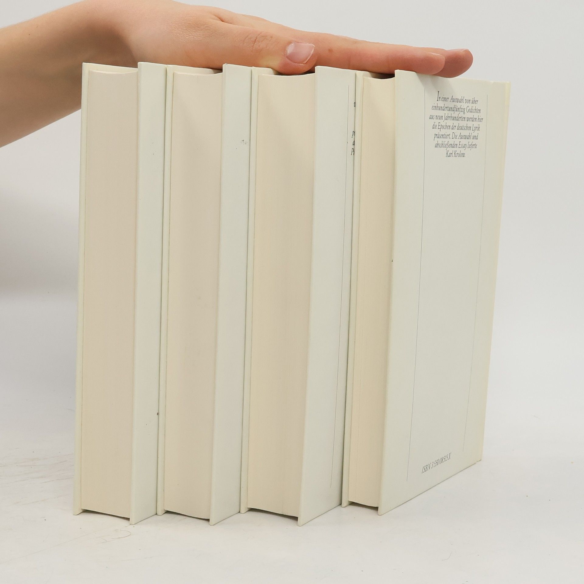 Karl Krolow Poesie der Welt 1-4