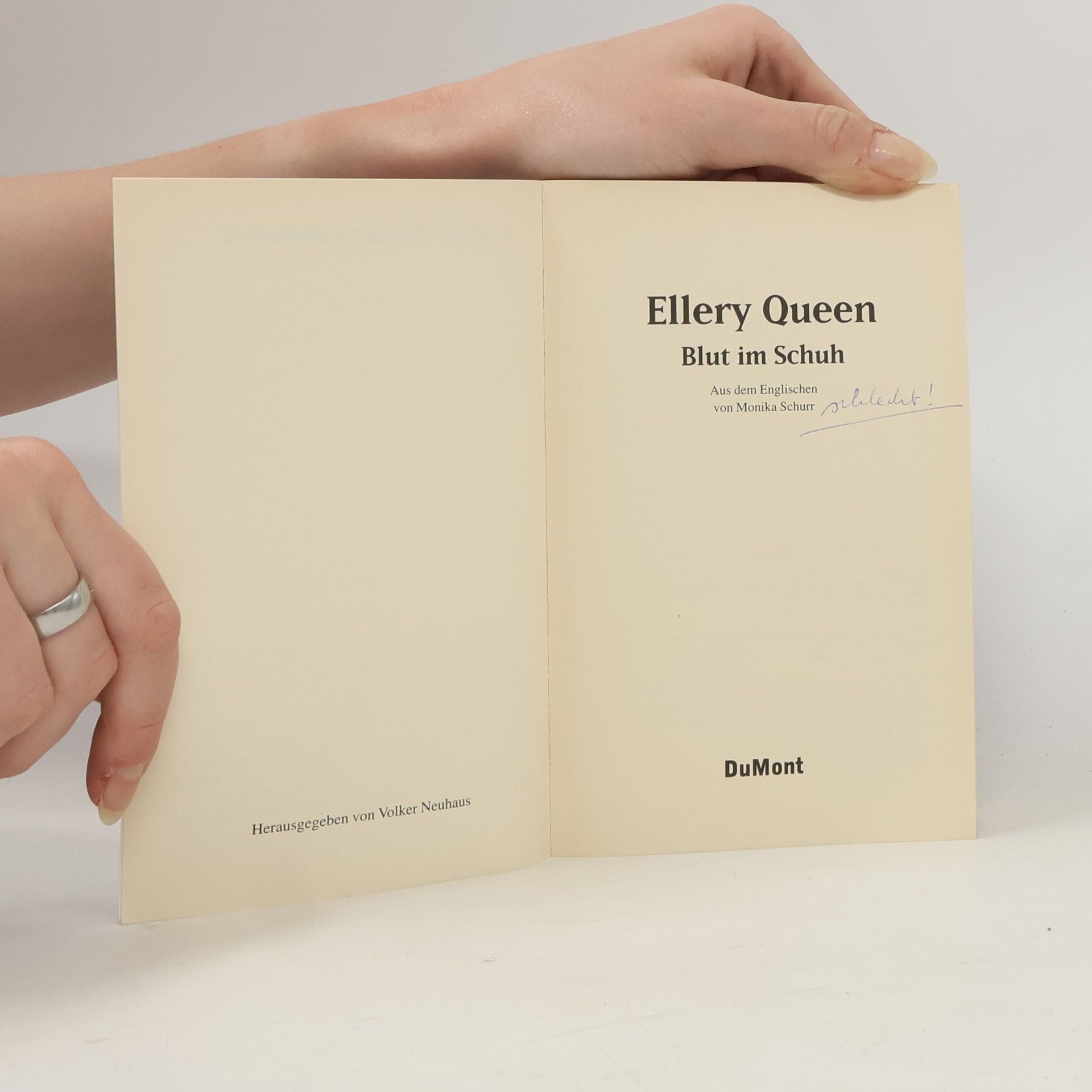 Ellery Queen Blut im Schuh